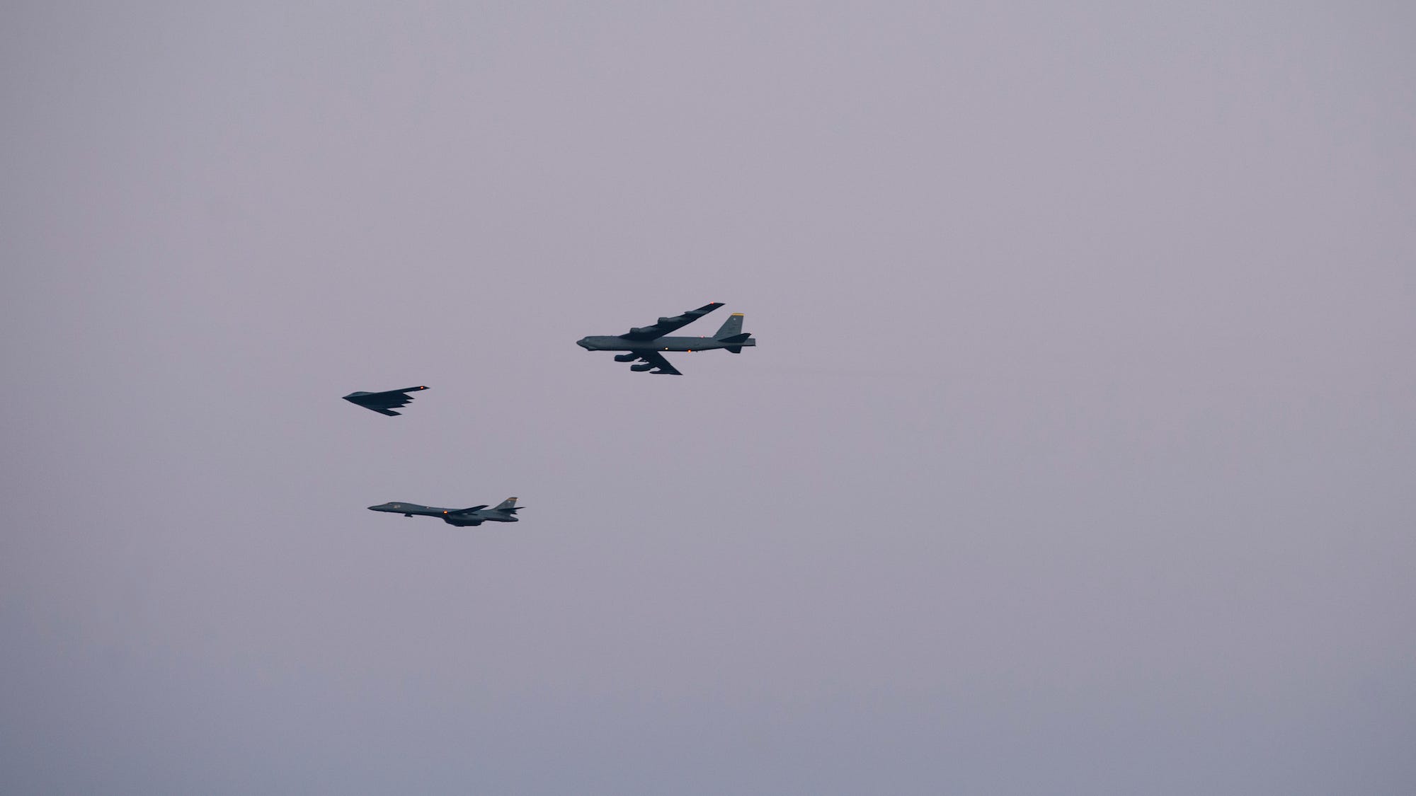 Air Force B-1B B-2 B-52 bombers