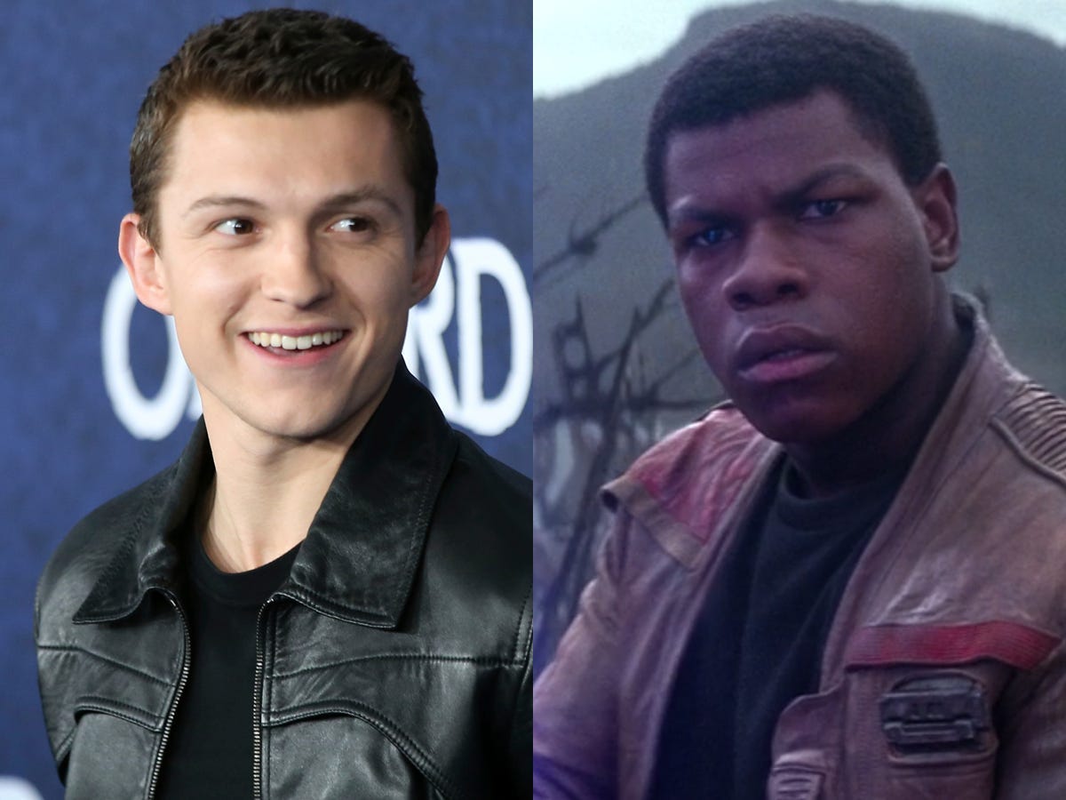 tom holland john boyega star wars finn