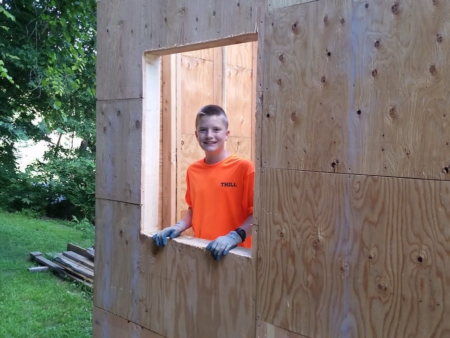 luke thill tiny house build