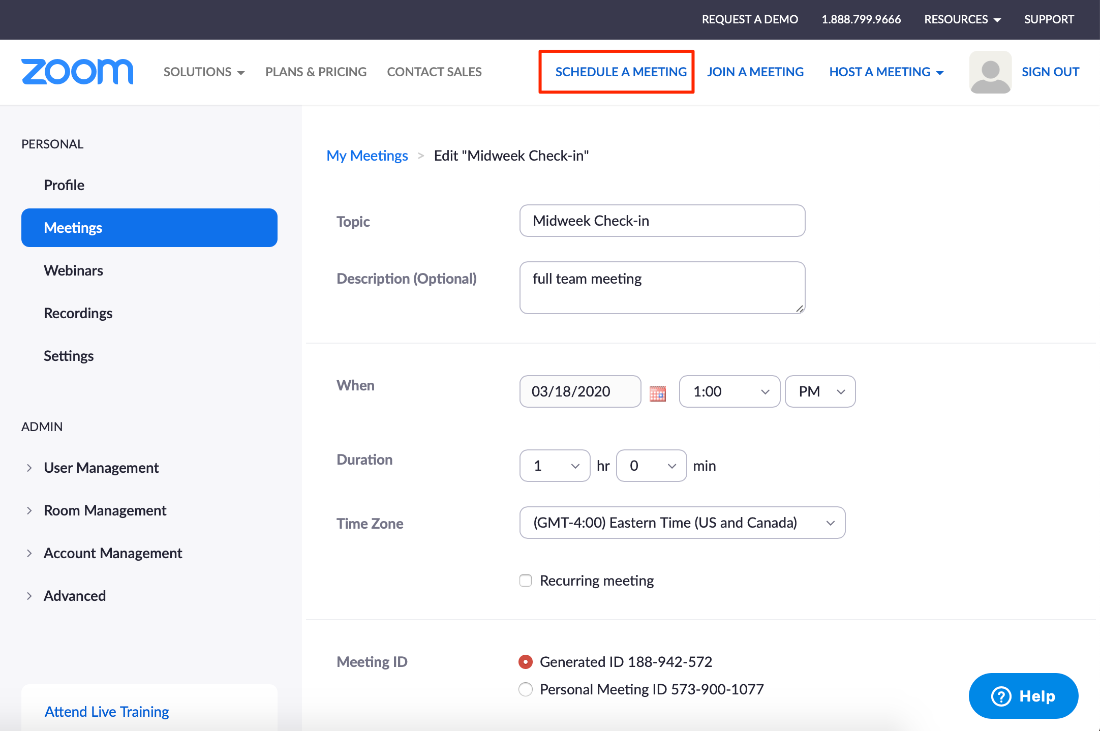 how to set up a zoom meeting and invite