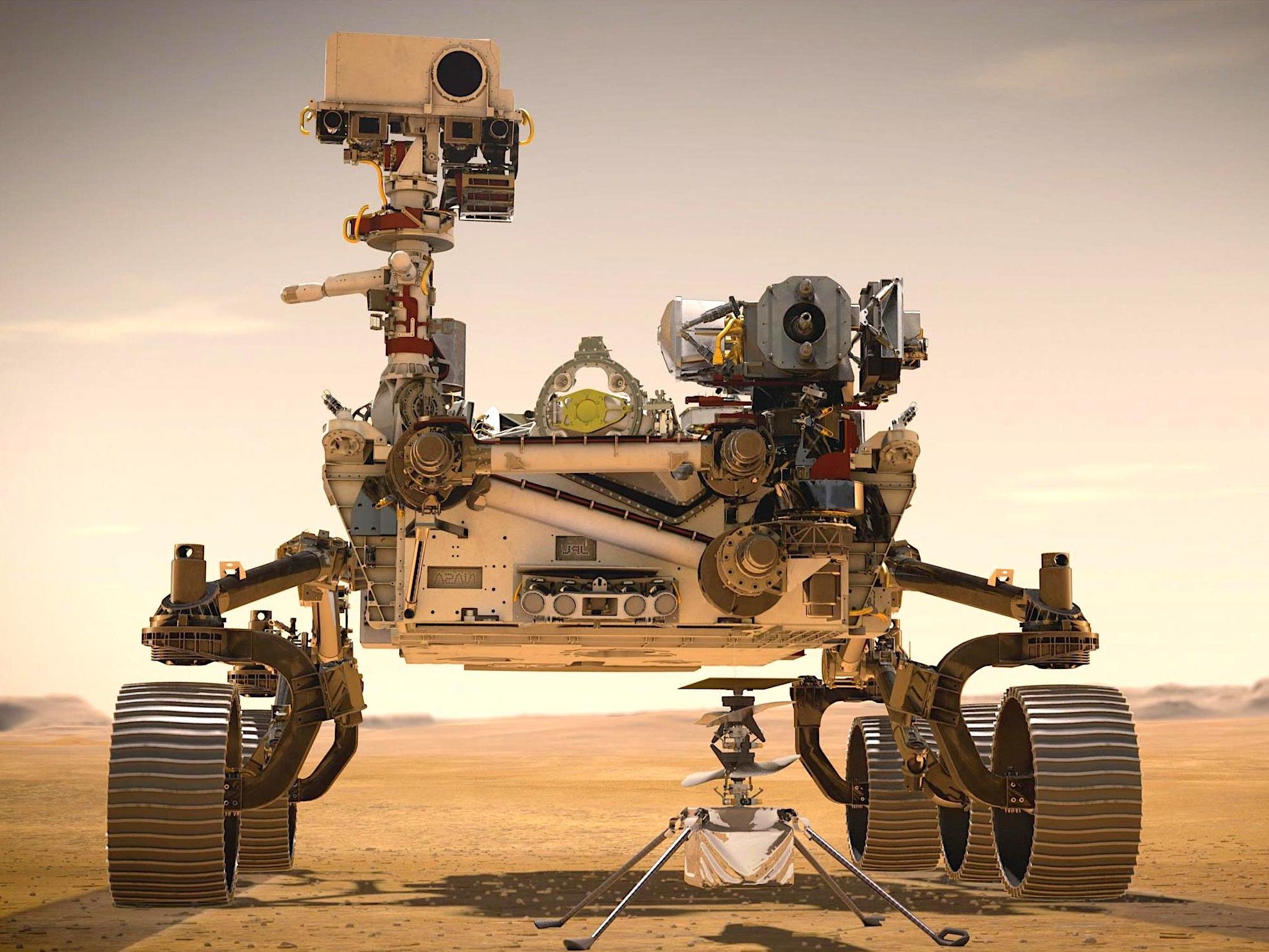 mars rover perseverance helicoper ingenuity