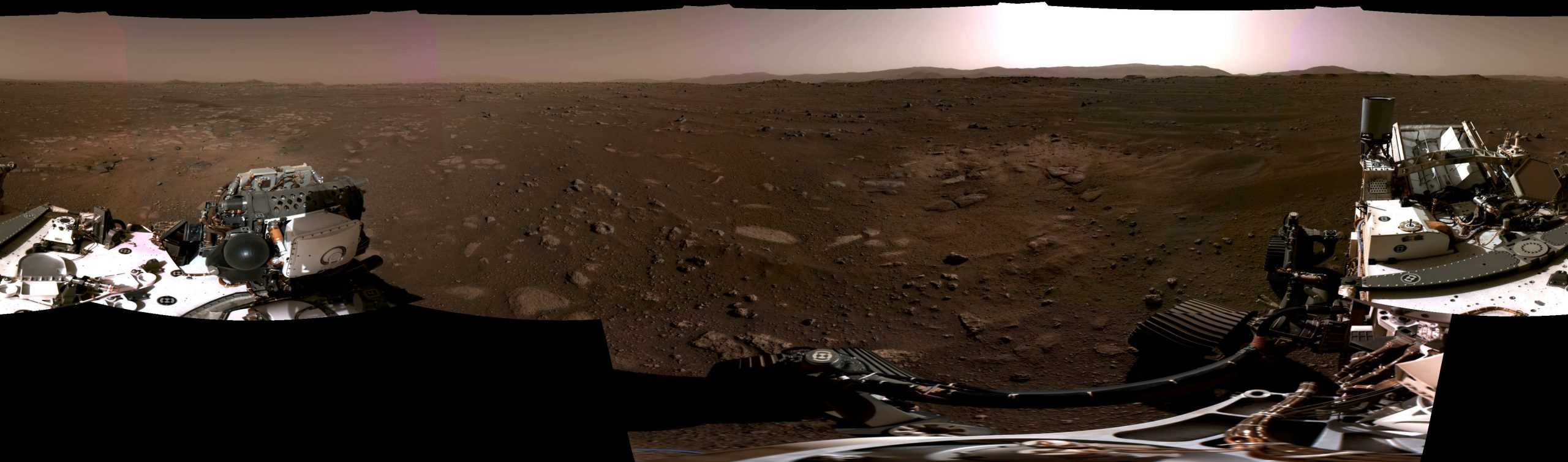 perseverance mars rover panorama jezero crater nasa