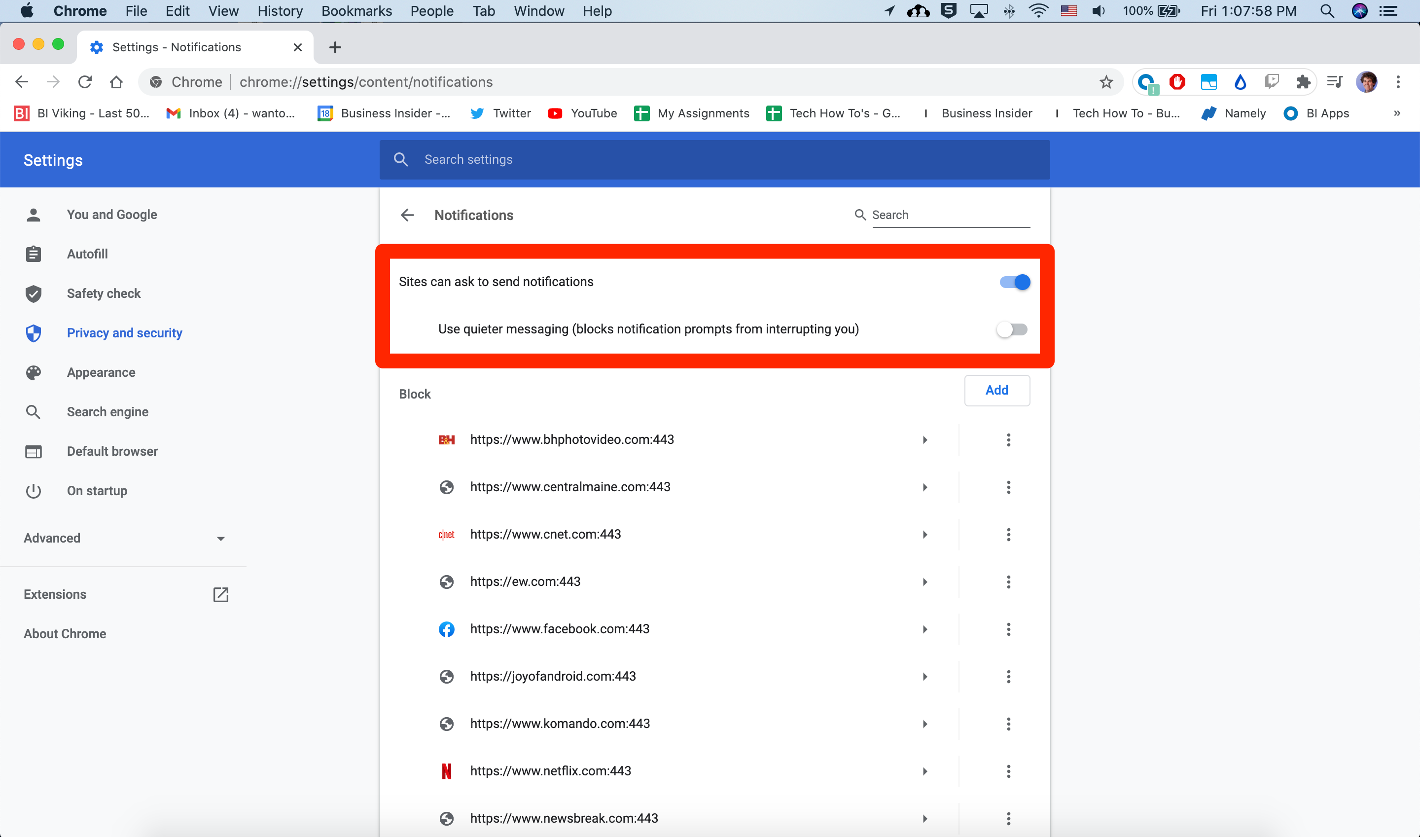 chrome notifications 2