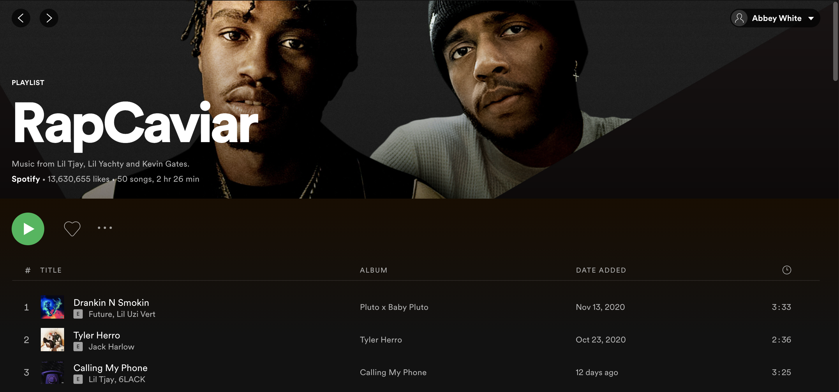 Rap Caviar Playlist
