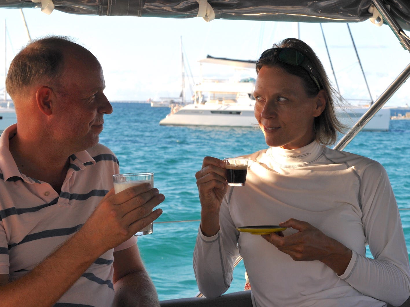 Sailing Teatime couple