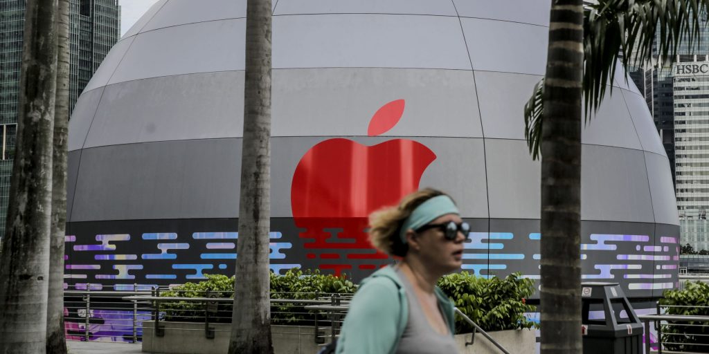 De Apple store in Singapore