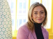 Bumble founder and CEO Whitney Wolfe Herd sits for a portrait in the Manhattan borough of New York City, U.S., January 31, 2019.