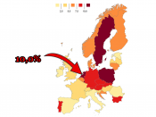 Woningprijsontwikkeling over 2020 voor Nederland en Europa (niet gecorrigeerd voor inflatie).
