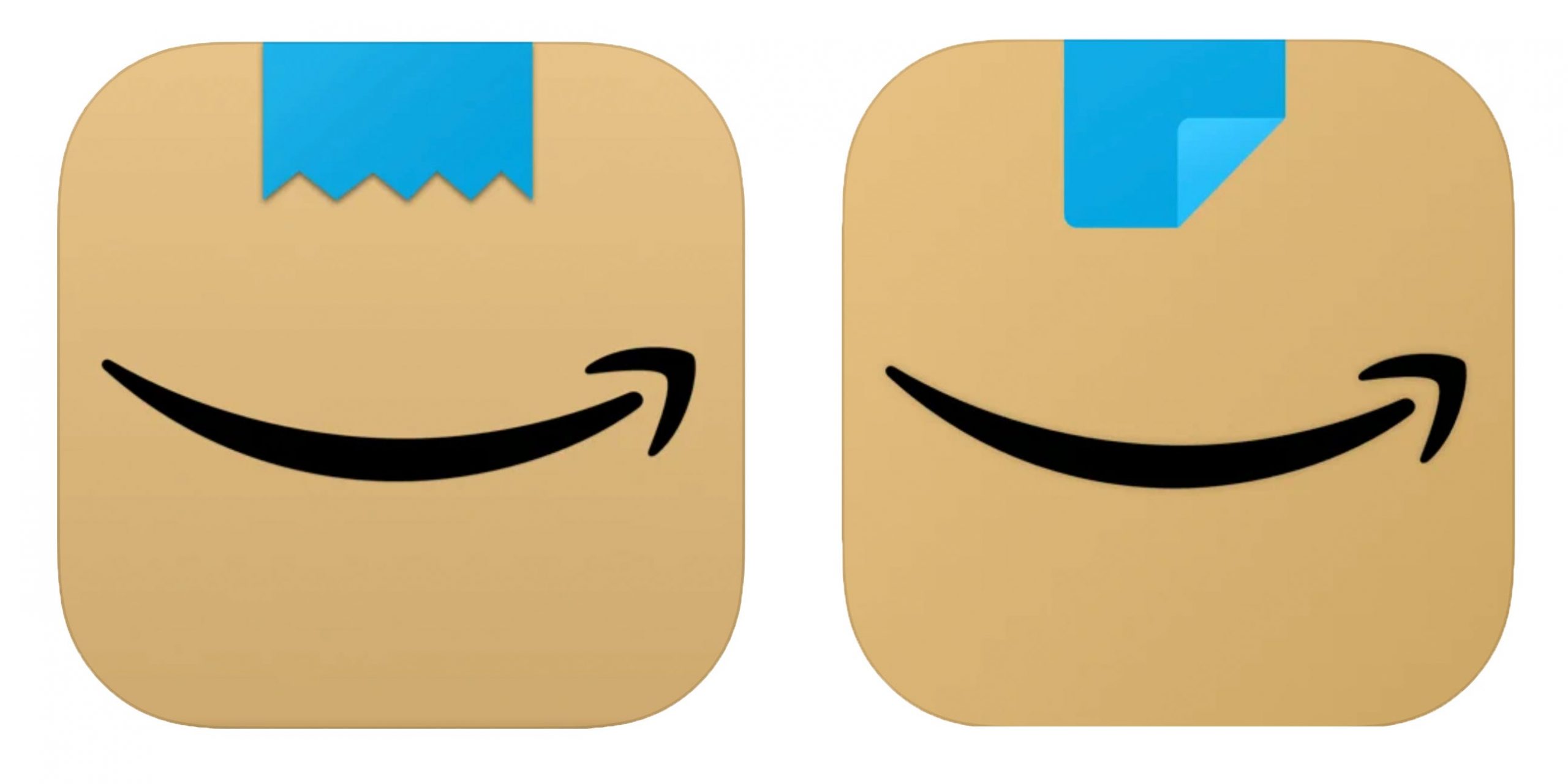 Amazon app icon comparison