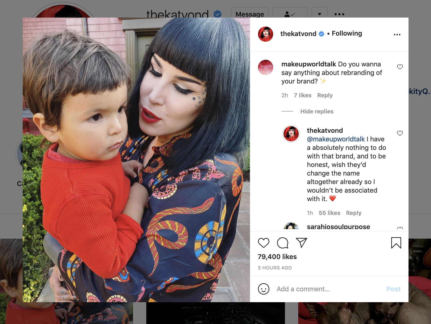 kvd makeup brand comment