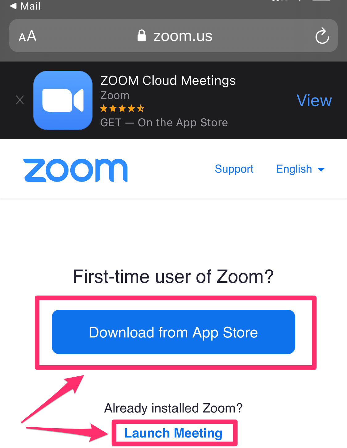 install zoom on this device