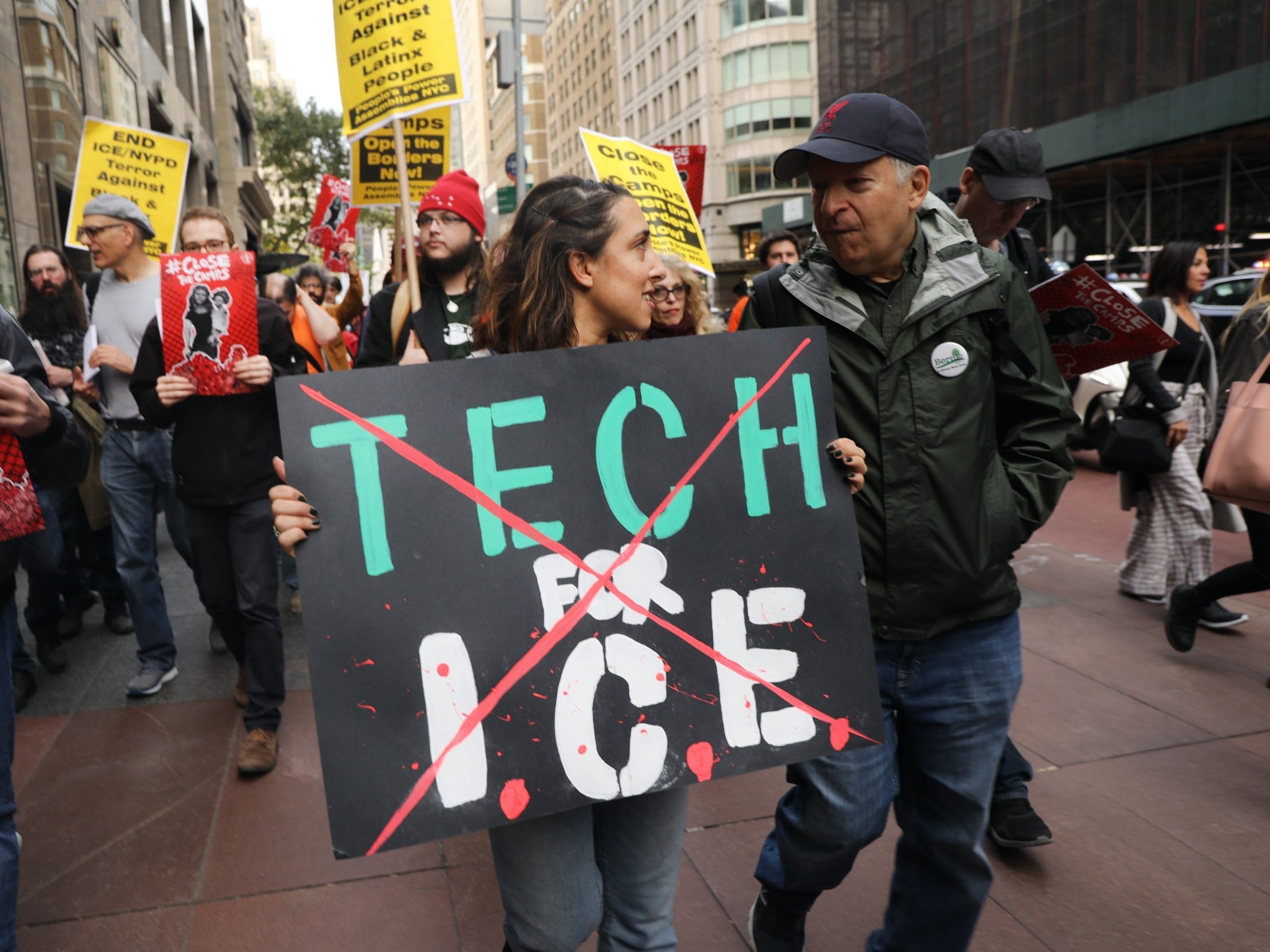 tech ice protest nyc