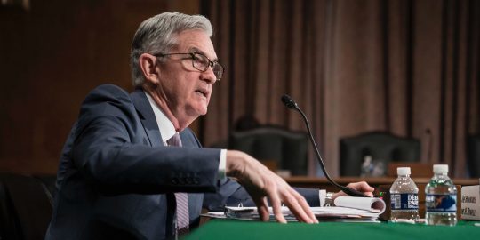 Voorzitter Jerome Powell van de Federal Reserve.
