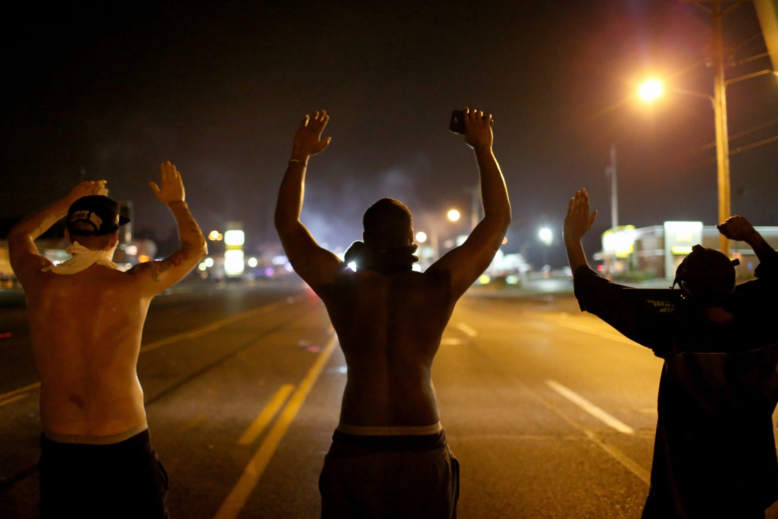 mike brown protest