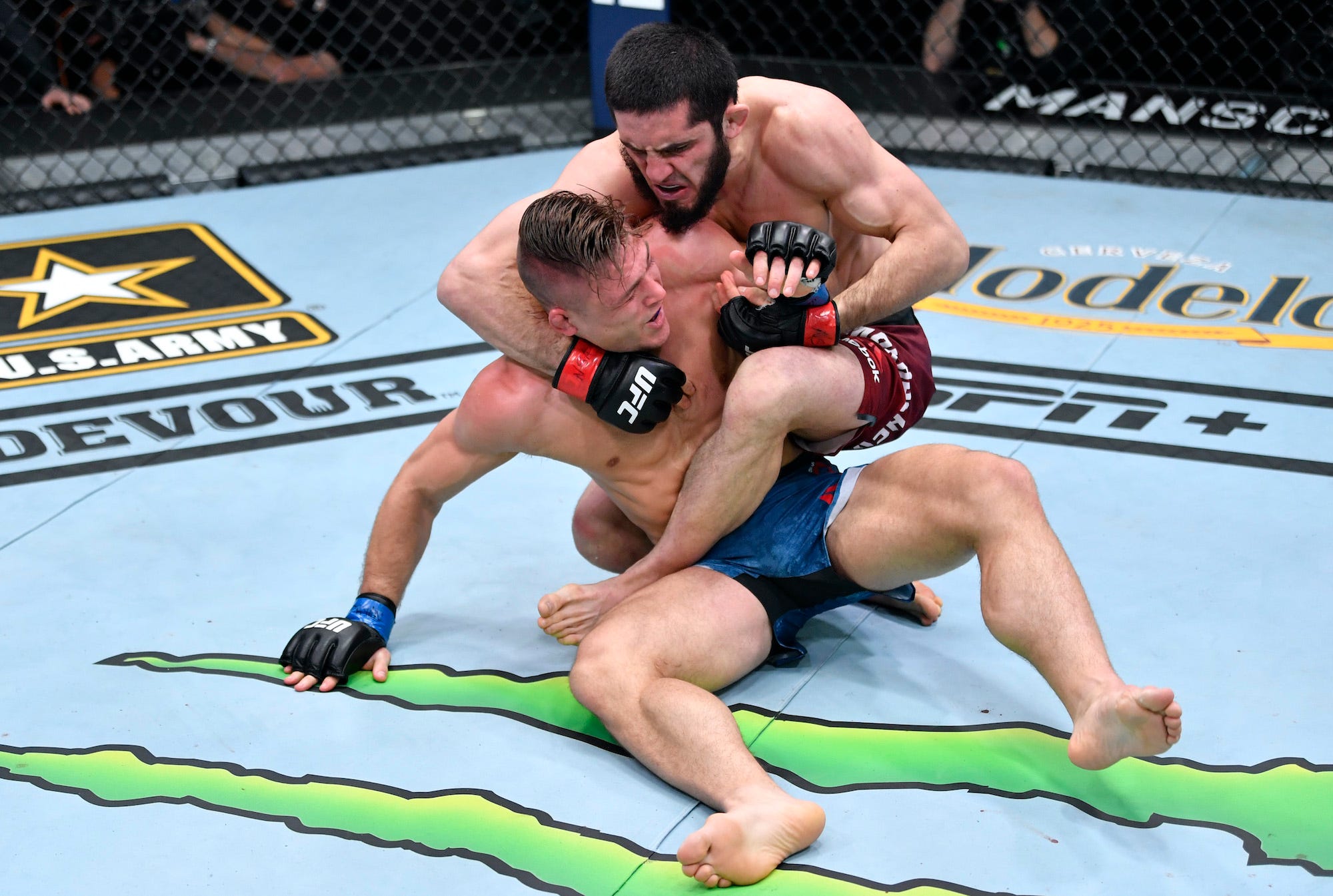 Islam Makhachev and Drew Dober video