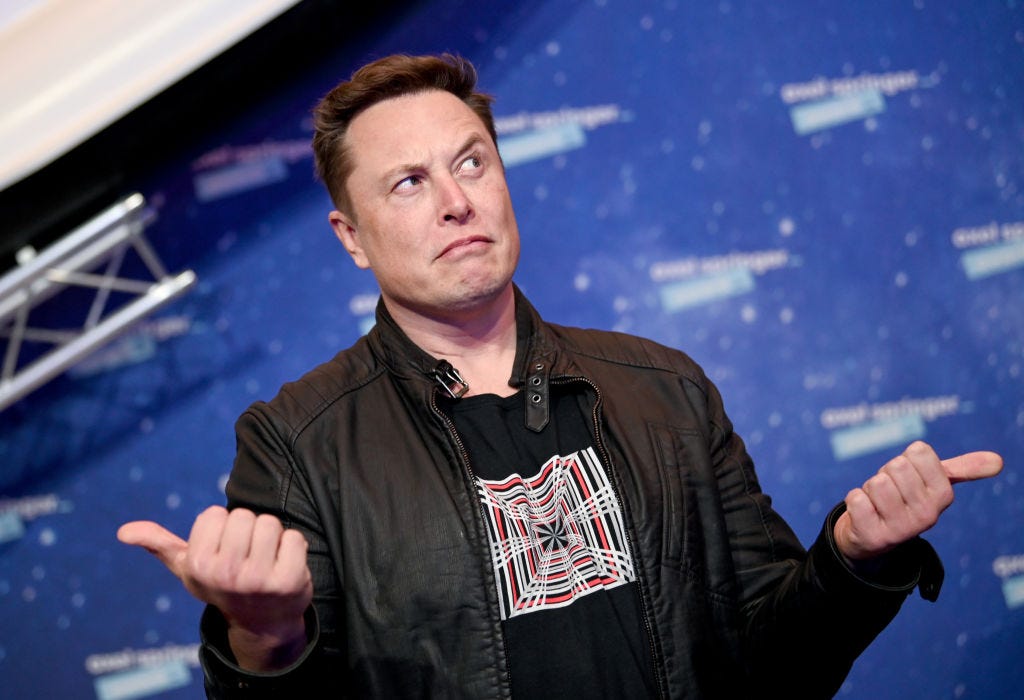 Elon Musk, techmiljardair van Tesla en SpaceX.