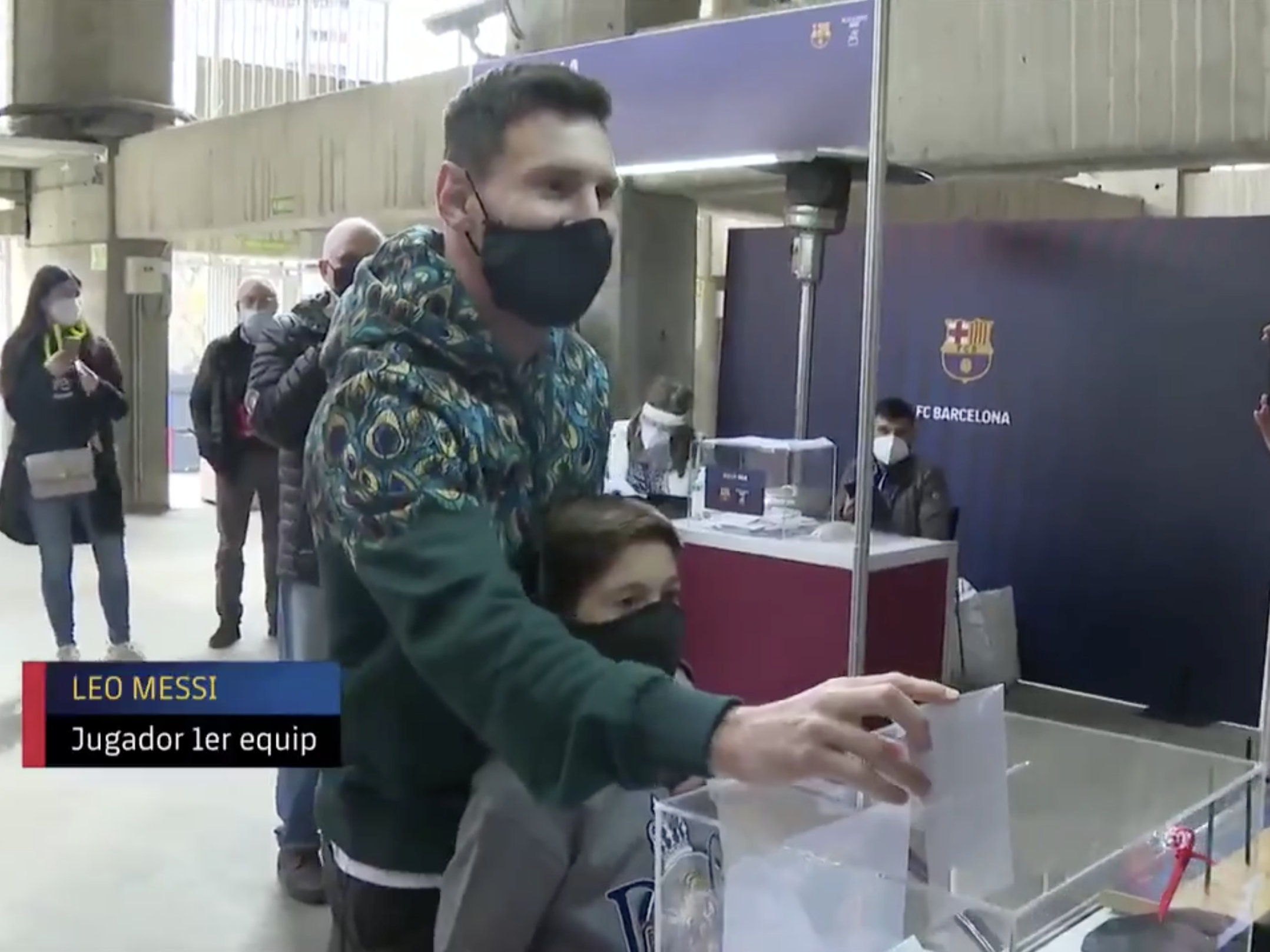 Lionel Messi Barcelona vote