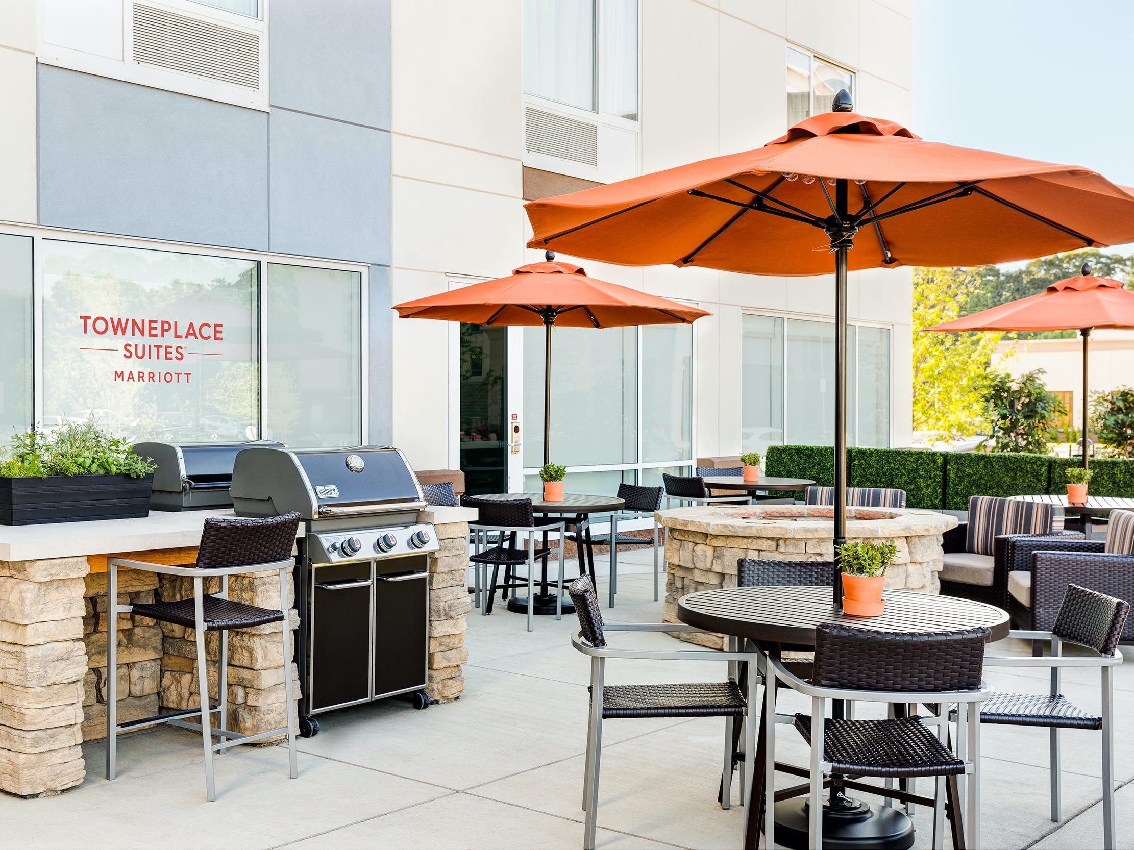 Outdoor Patio at TownePlace Suites