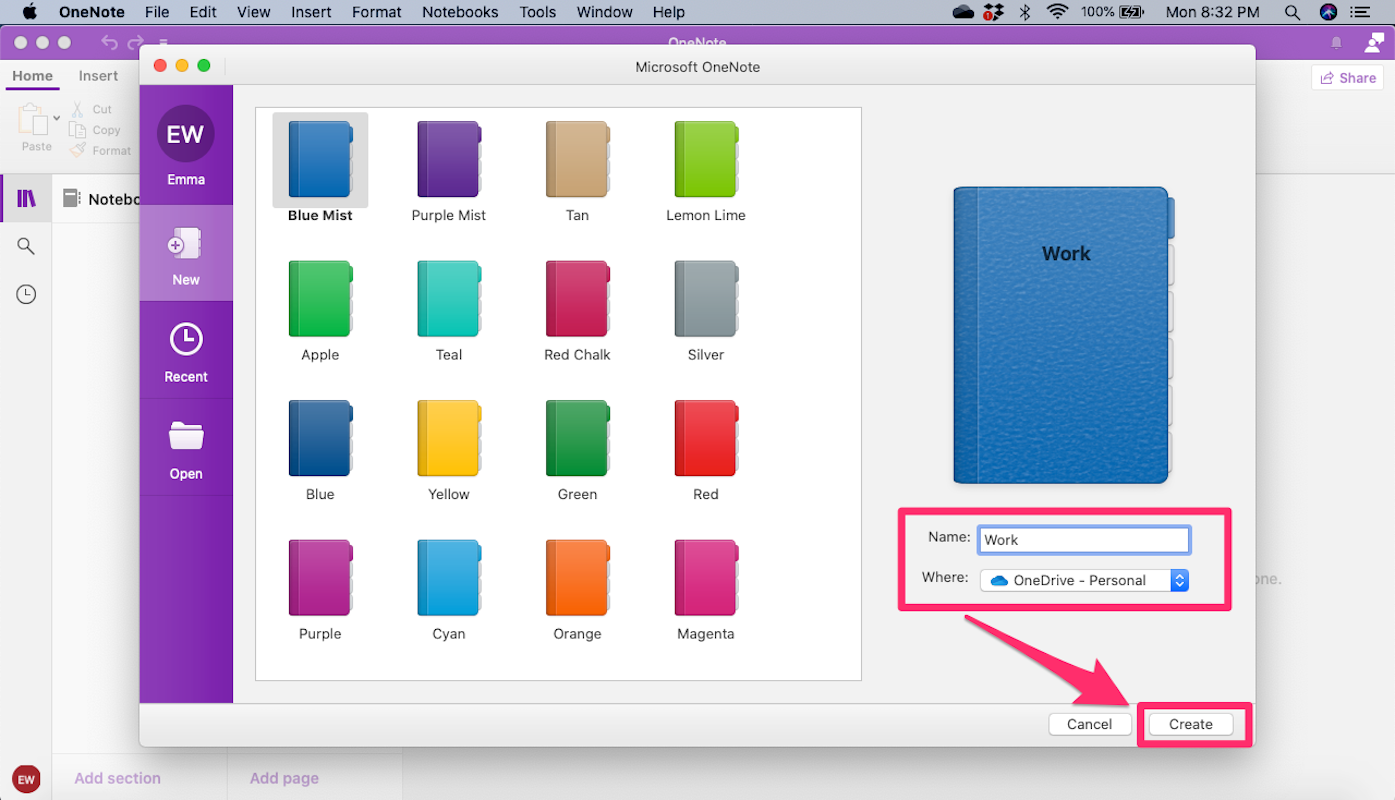 onenote organizer