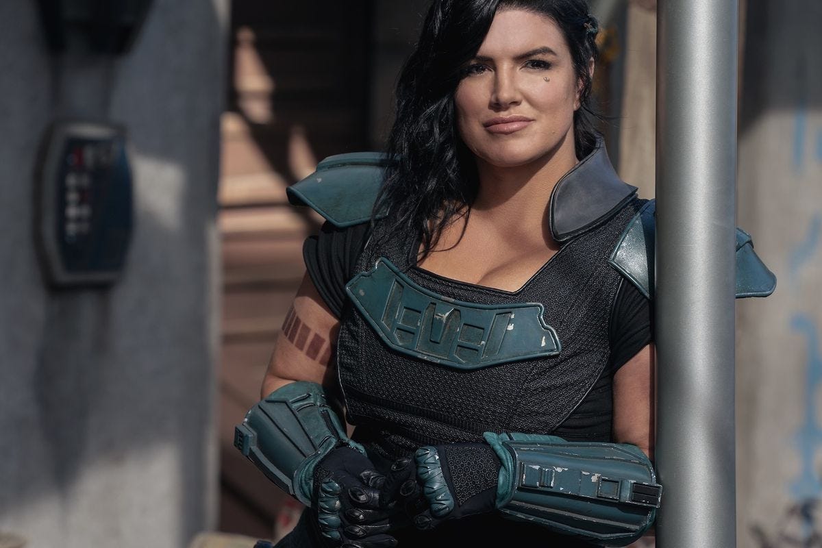 the mandalorian gina carano disney plus
