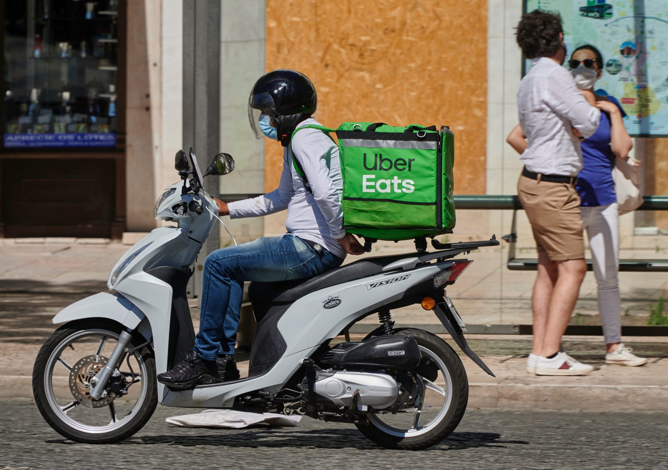 Uber Eats driver
