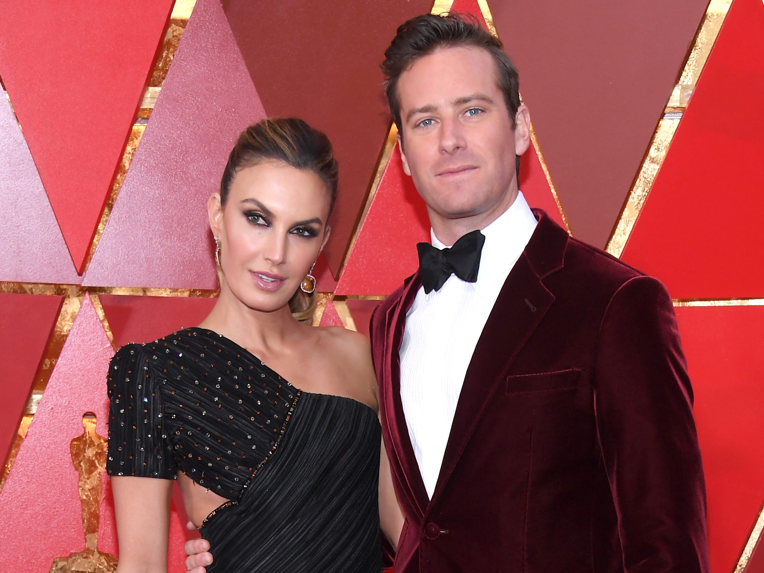Elizabeth Chambers (L) and Armie Hammer oscars 2018