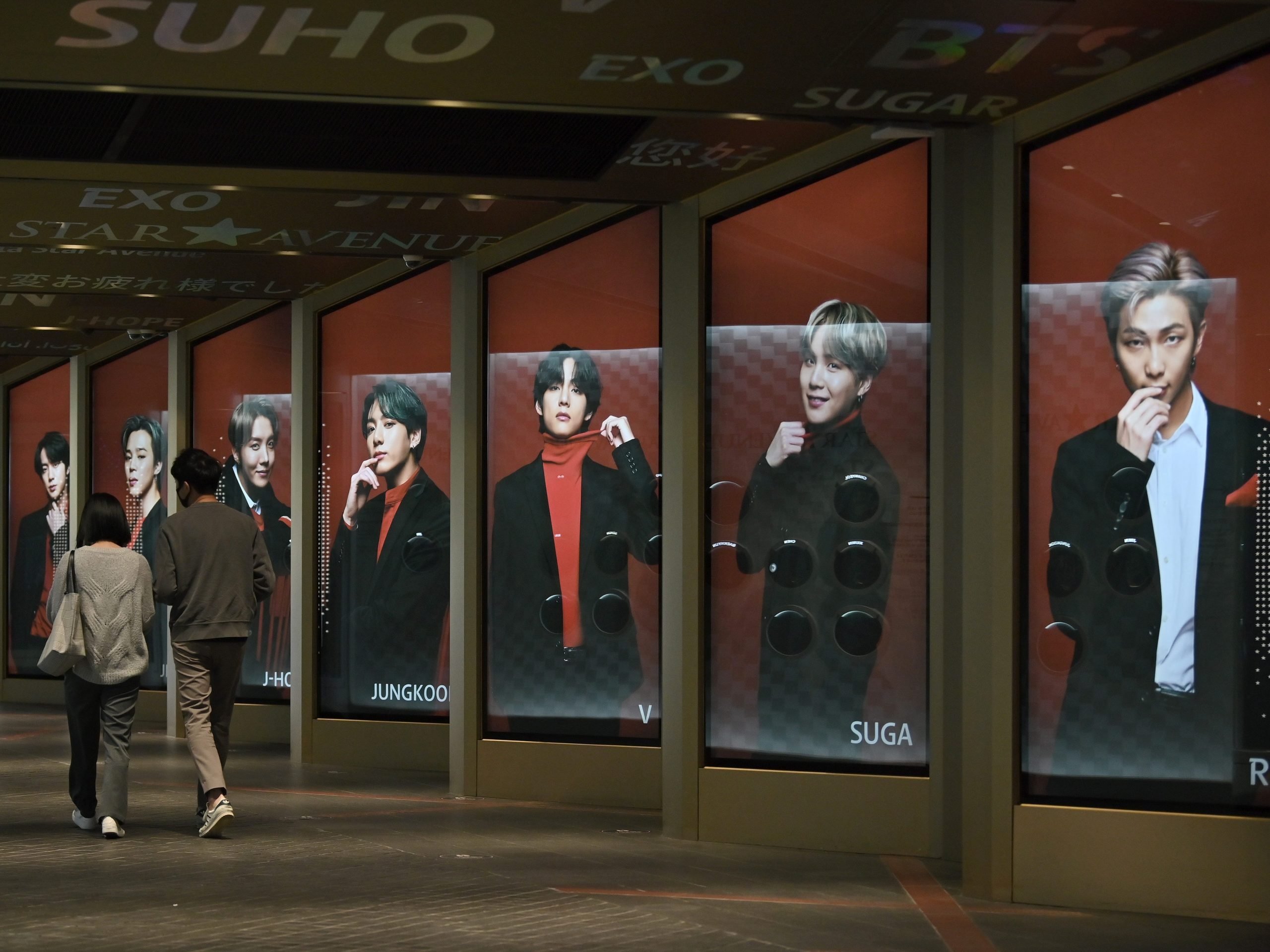 BTS posters in Seoul