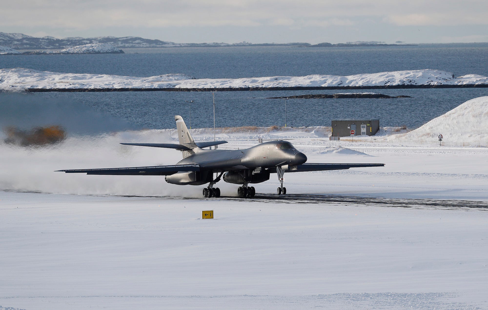 Air Force B-1B bomber Norway Arctic