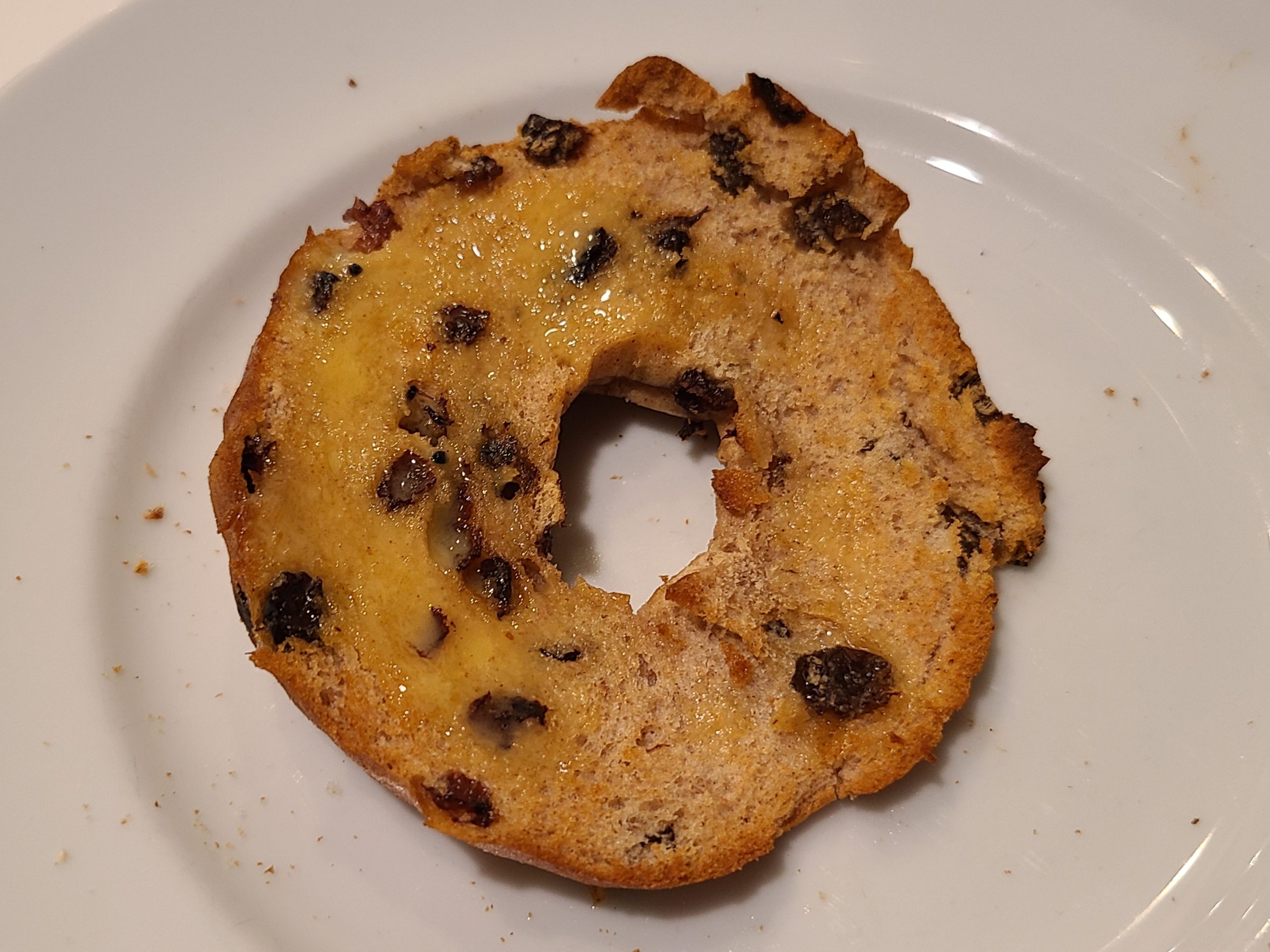 aldi cinnamon raisin bagel slice