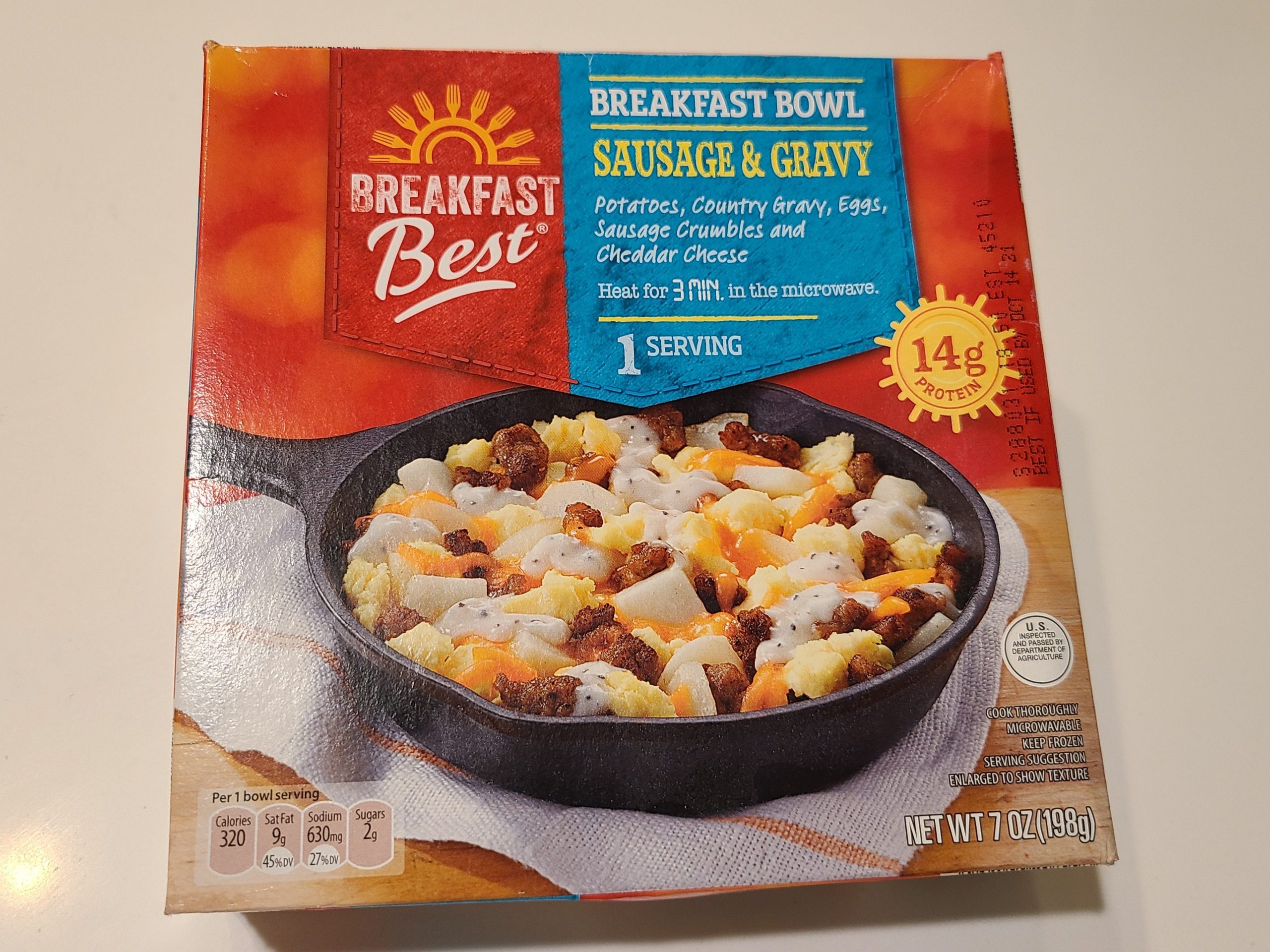 aldi sausage and gravy breakfast bowl