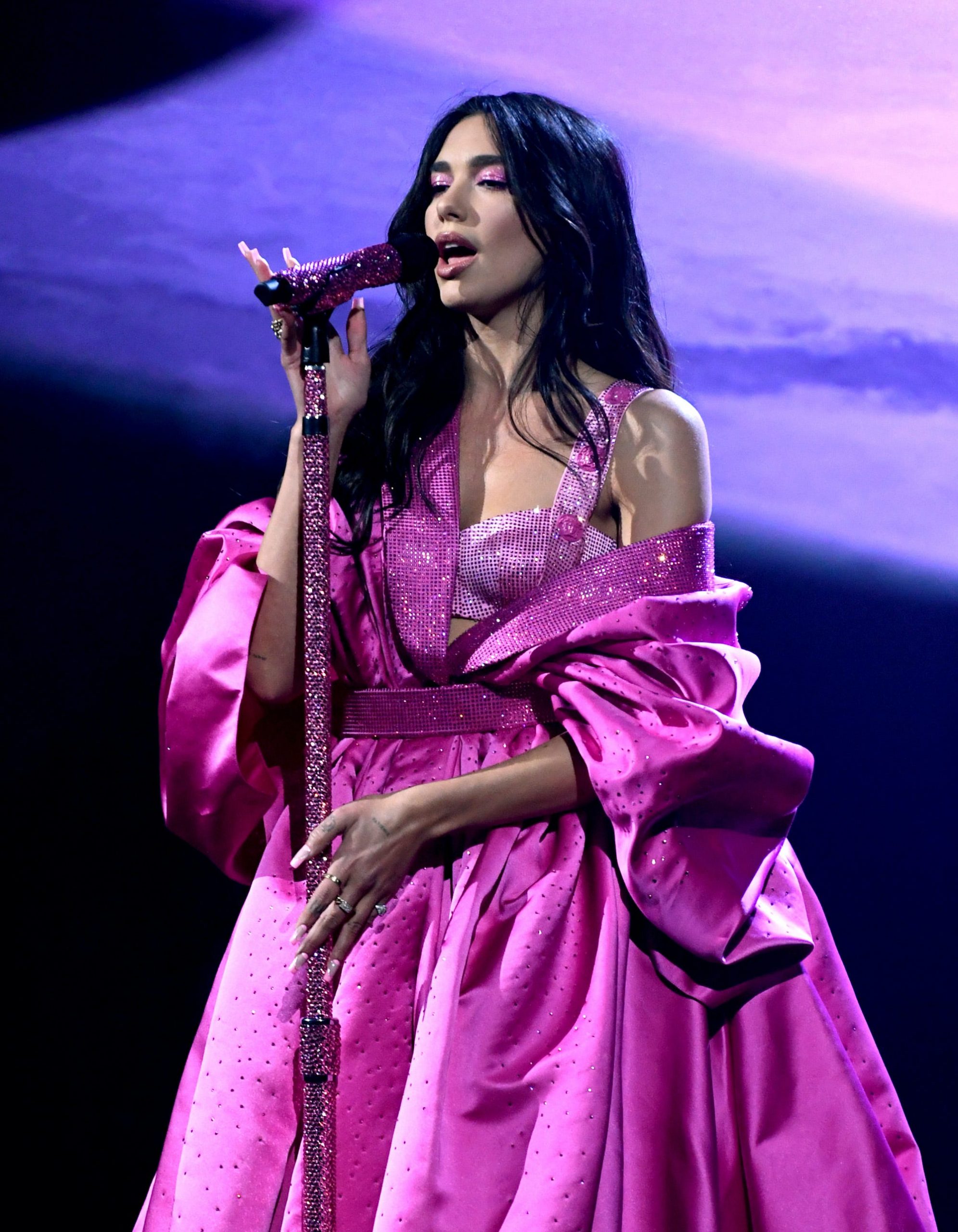 dua lipa grammys performance look 2