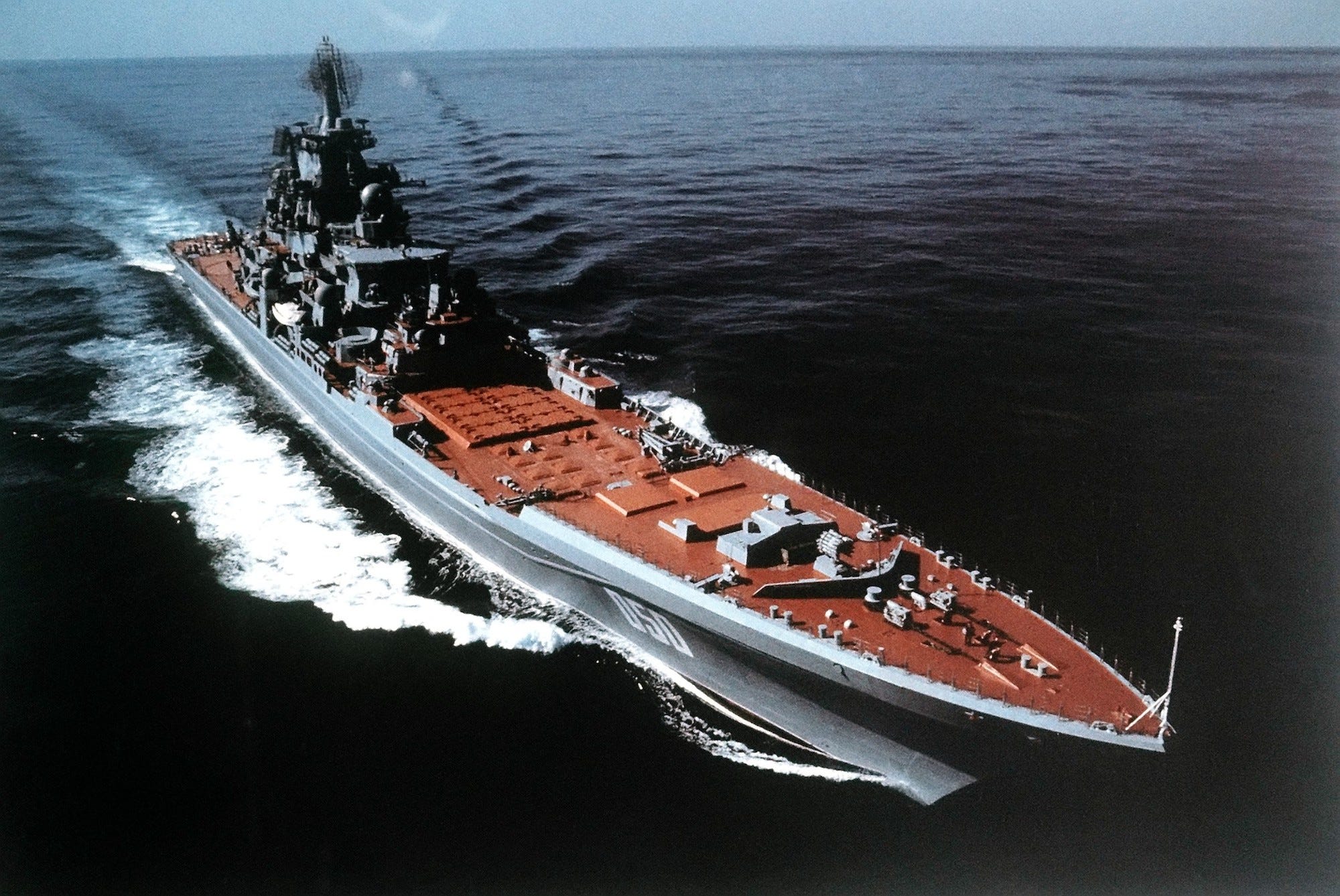 Soviet navy Kirov battlecruiser Frunze