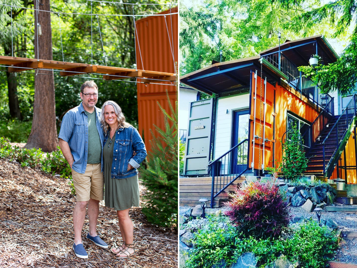 suspension bridge tiny home