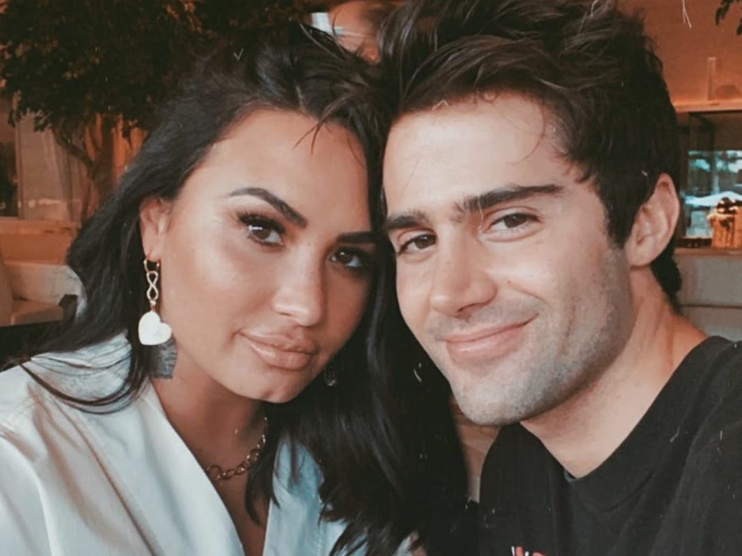 demi lovato max ehrich instagram photo august