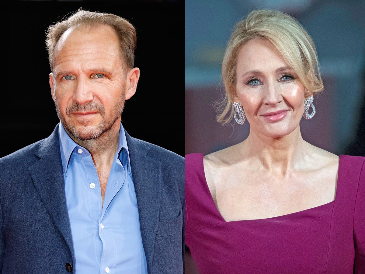Ralph Fiennes JK Rowling Getty Images