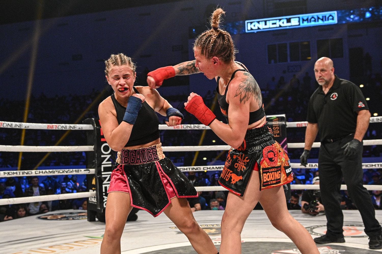 Paige Van Zant and Britain Hart, Bare Knuckle Fighting Championship