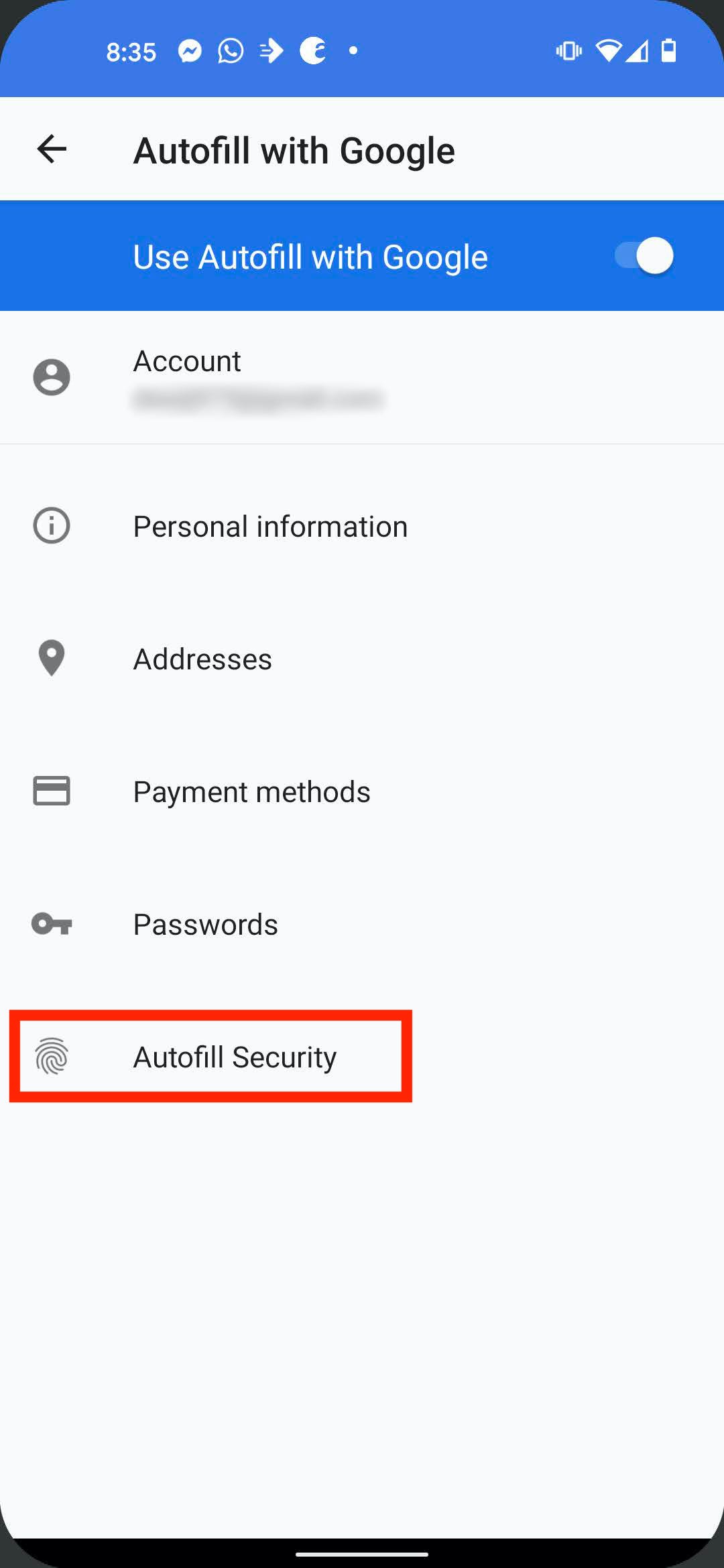 How to use Android Password Checkup 4