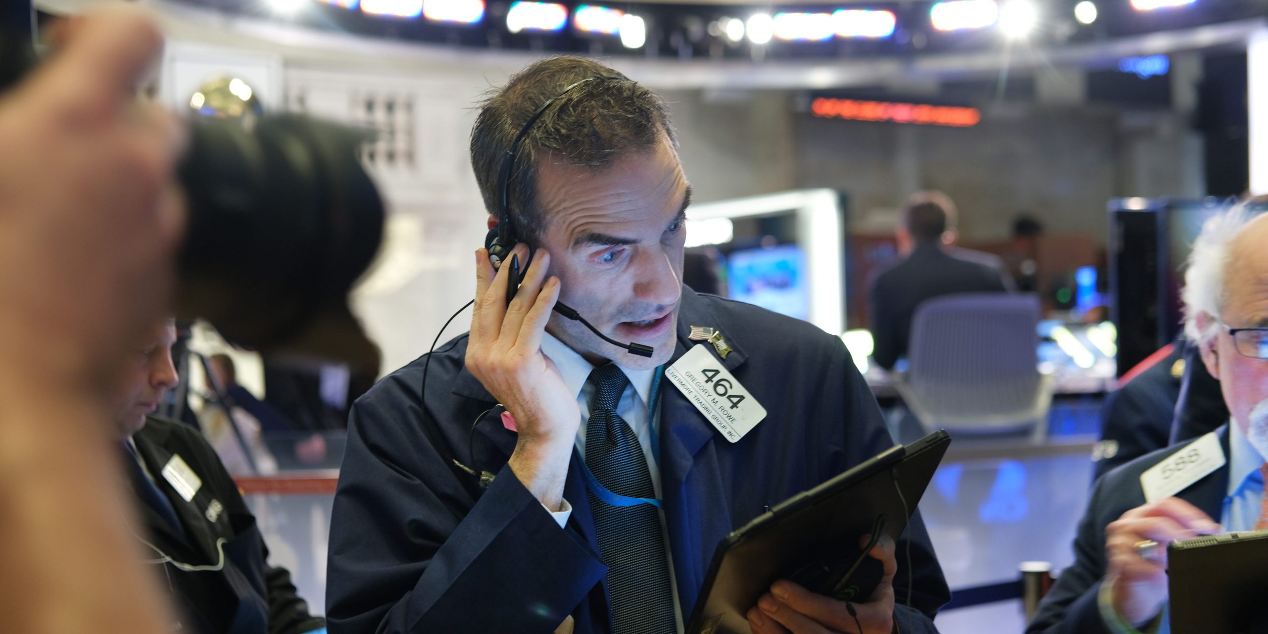 nyse surprised trader