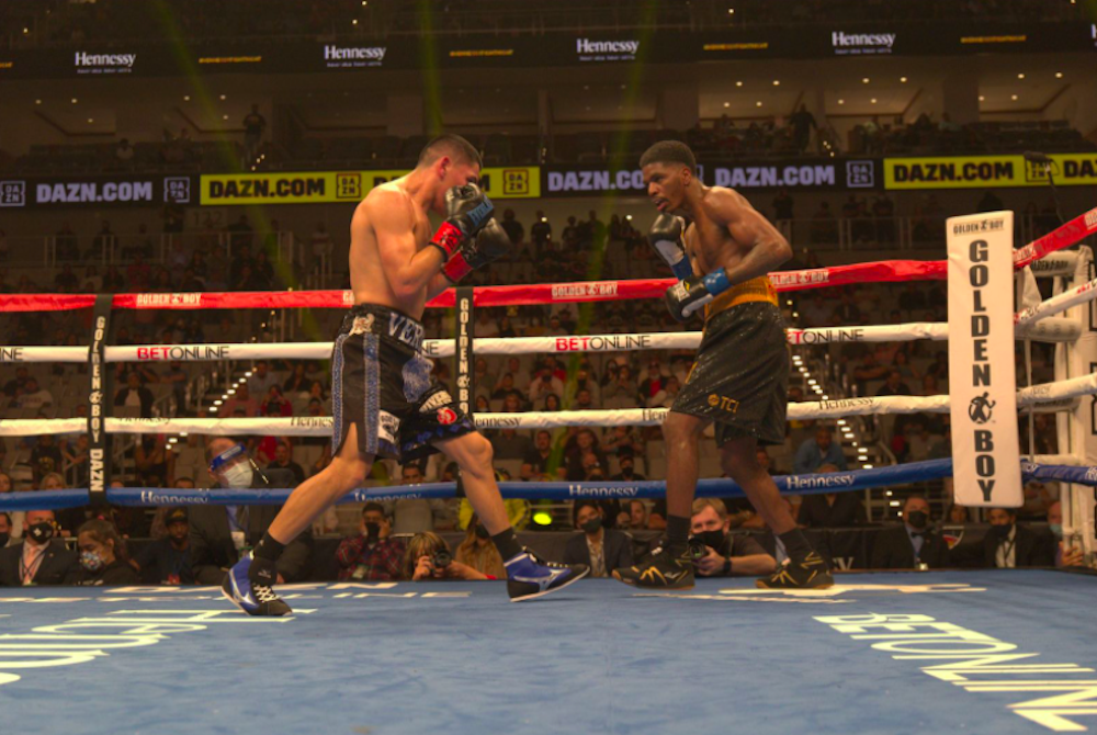Vergil Ortiz and Maurice Hooker fight video
