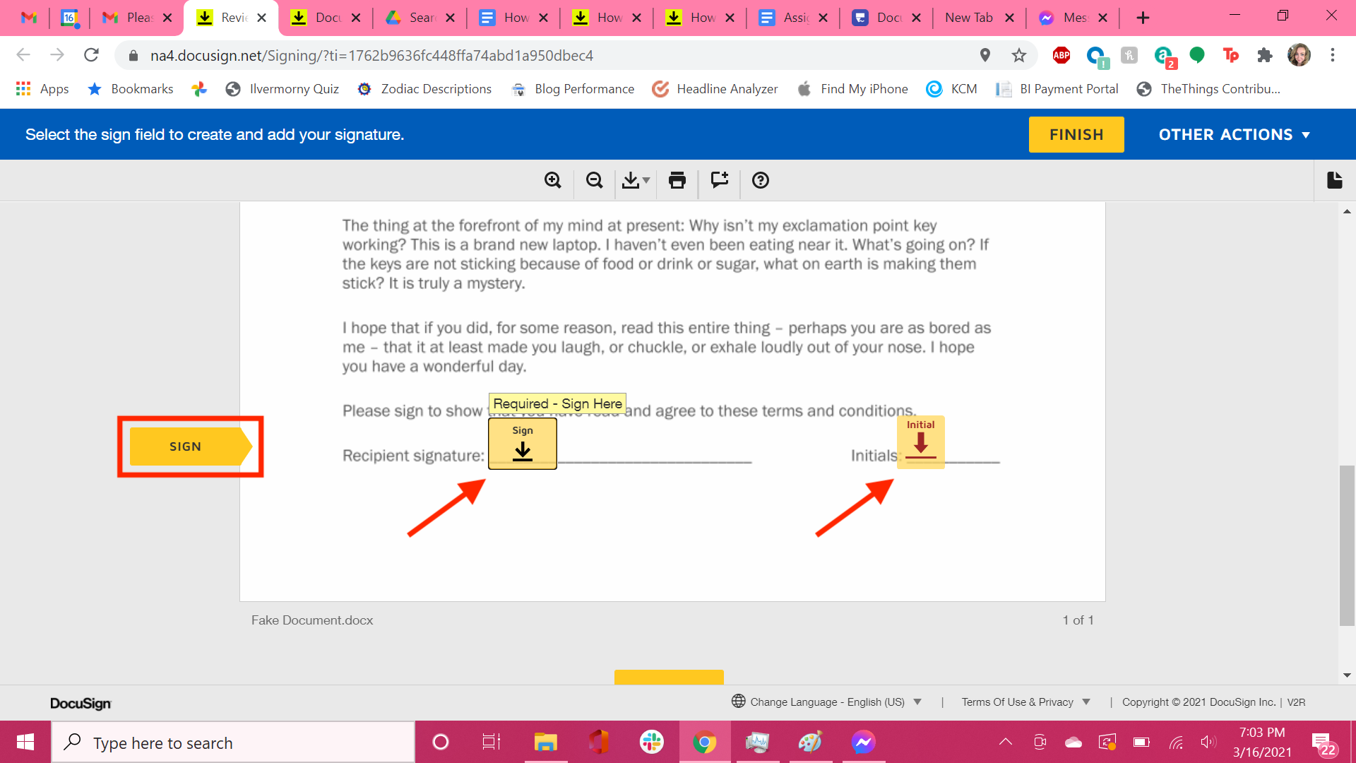 How to use DocuSign to send or add your digital signature to important