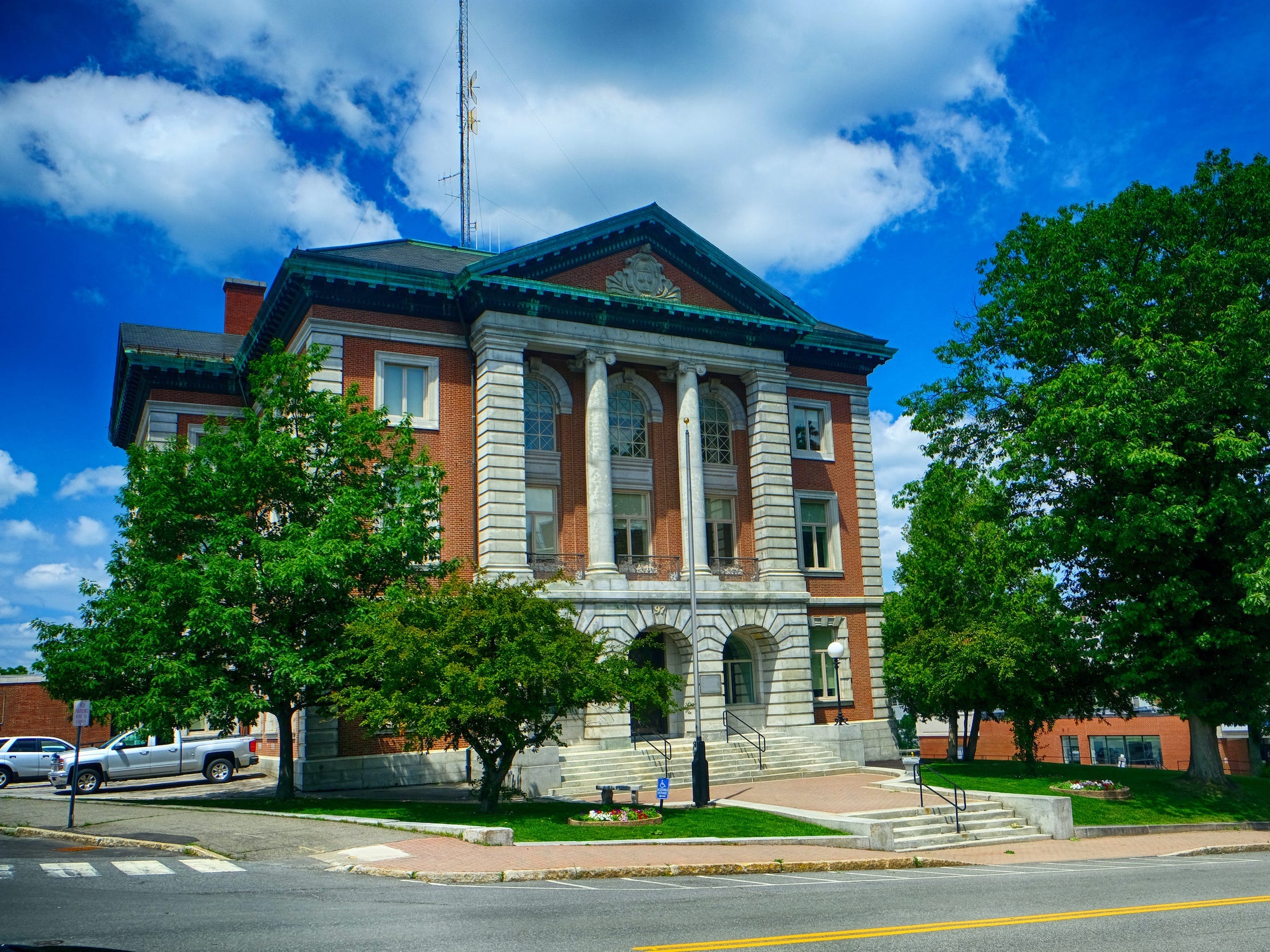 A courthouse in Bangor, Maine.