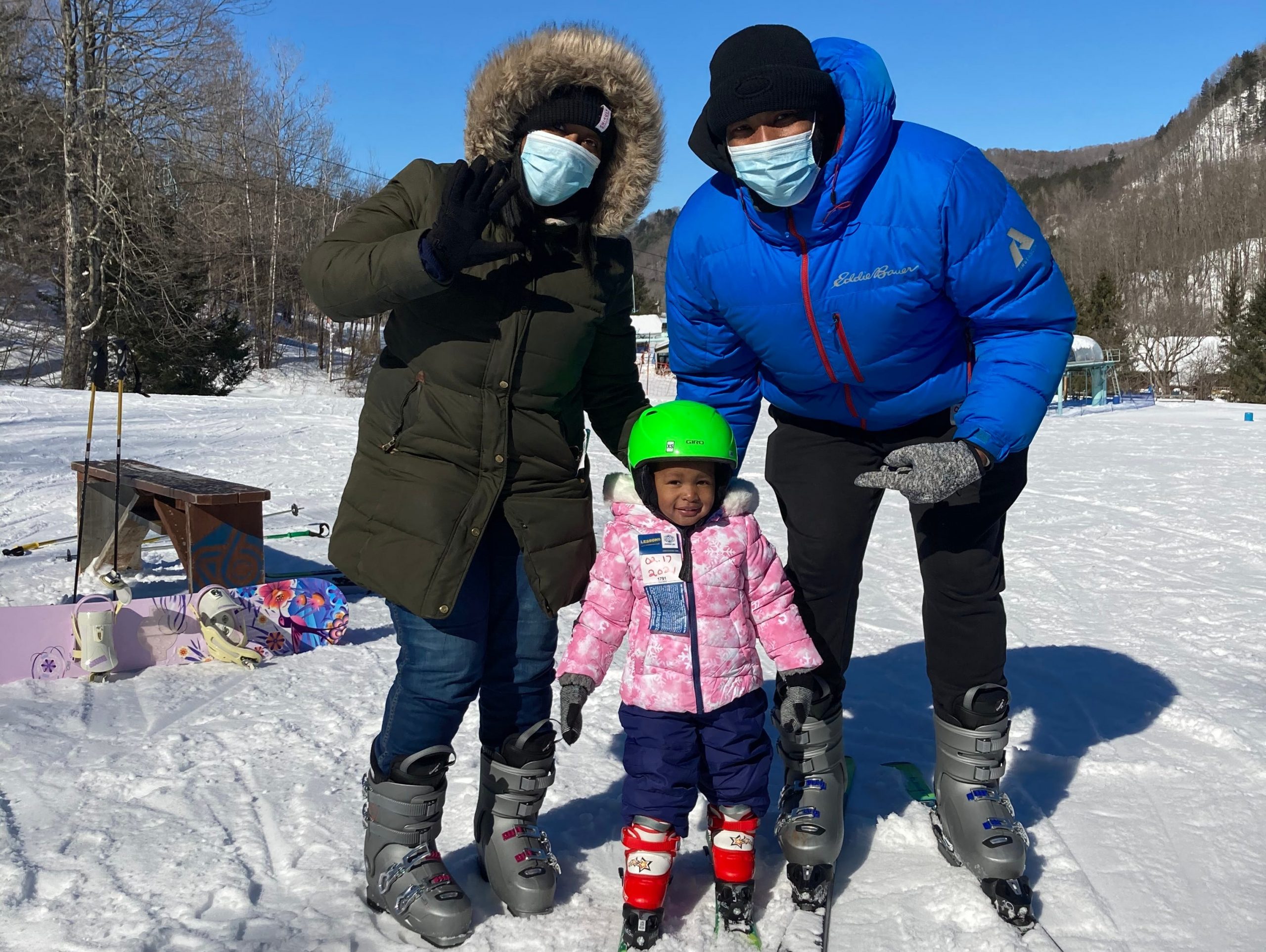 tips for taking a toddler skiing for first time