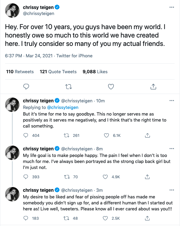 Chrissy Teigen/Twitter