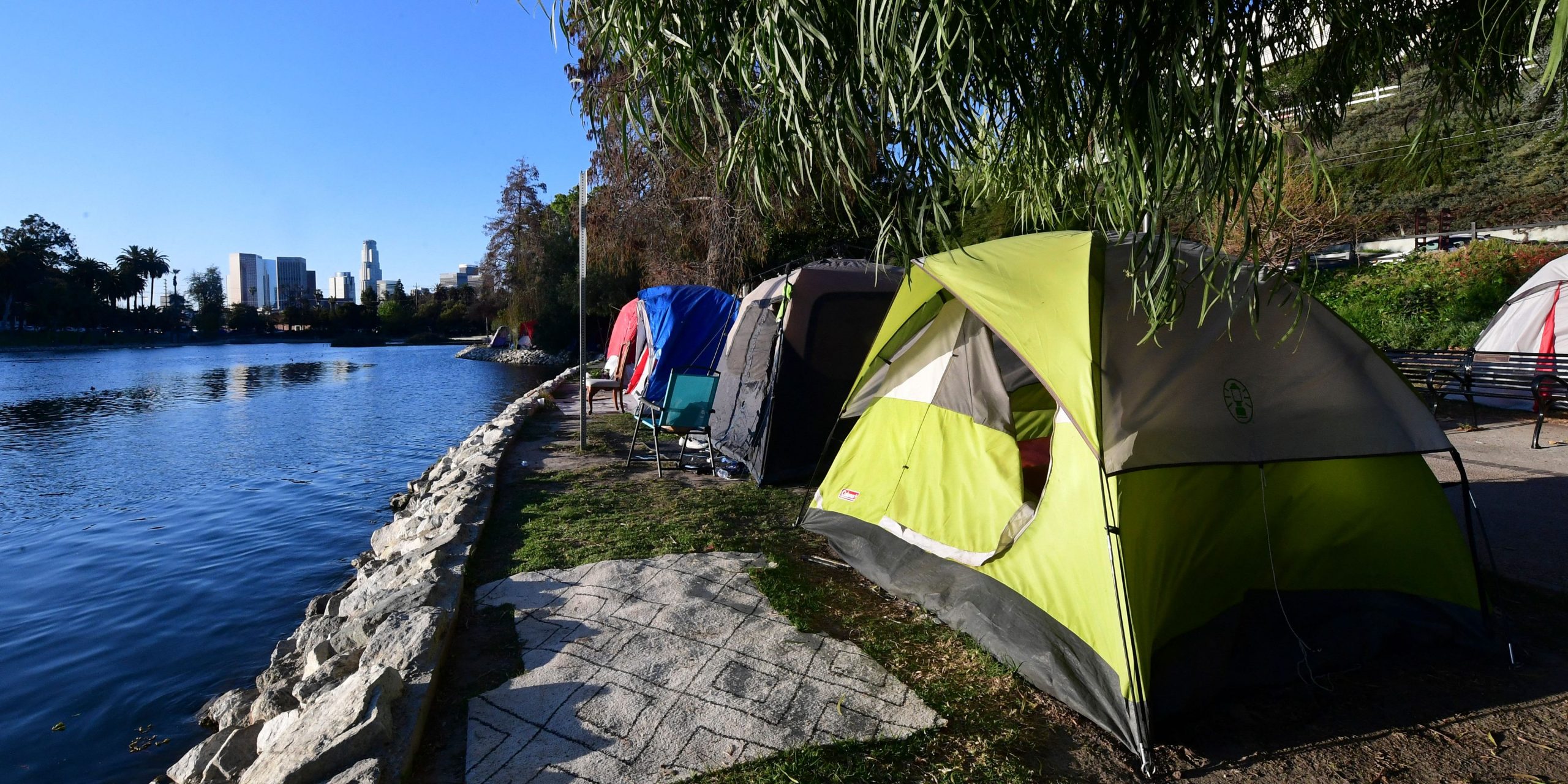 echo park lake homeless