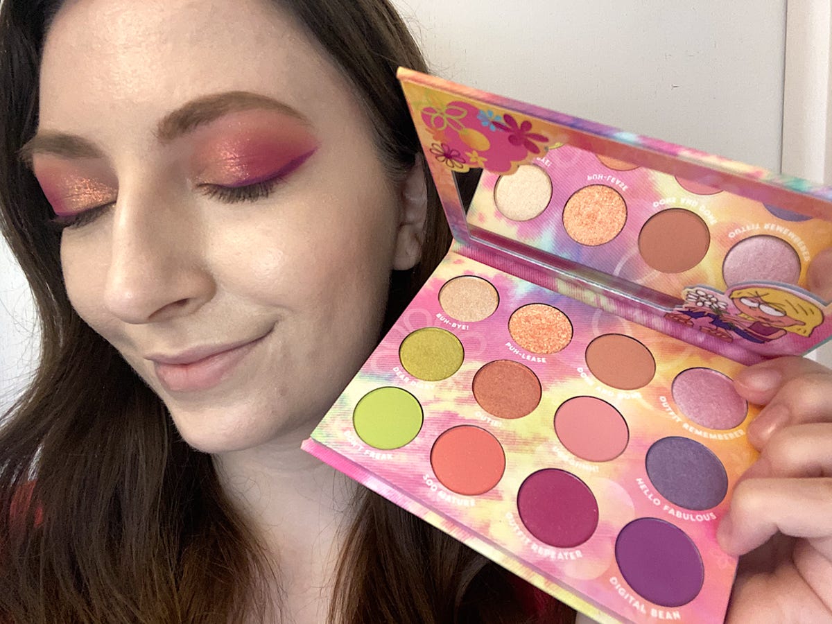 colourpop lizzie mcguire eye shadow palette