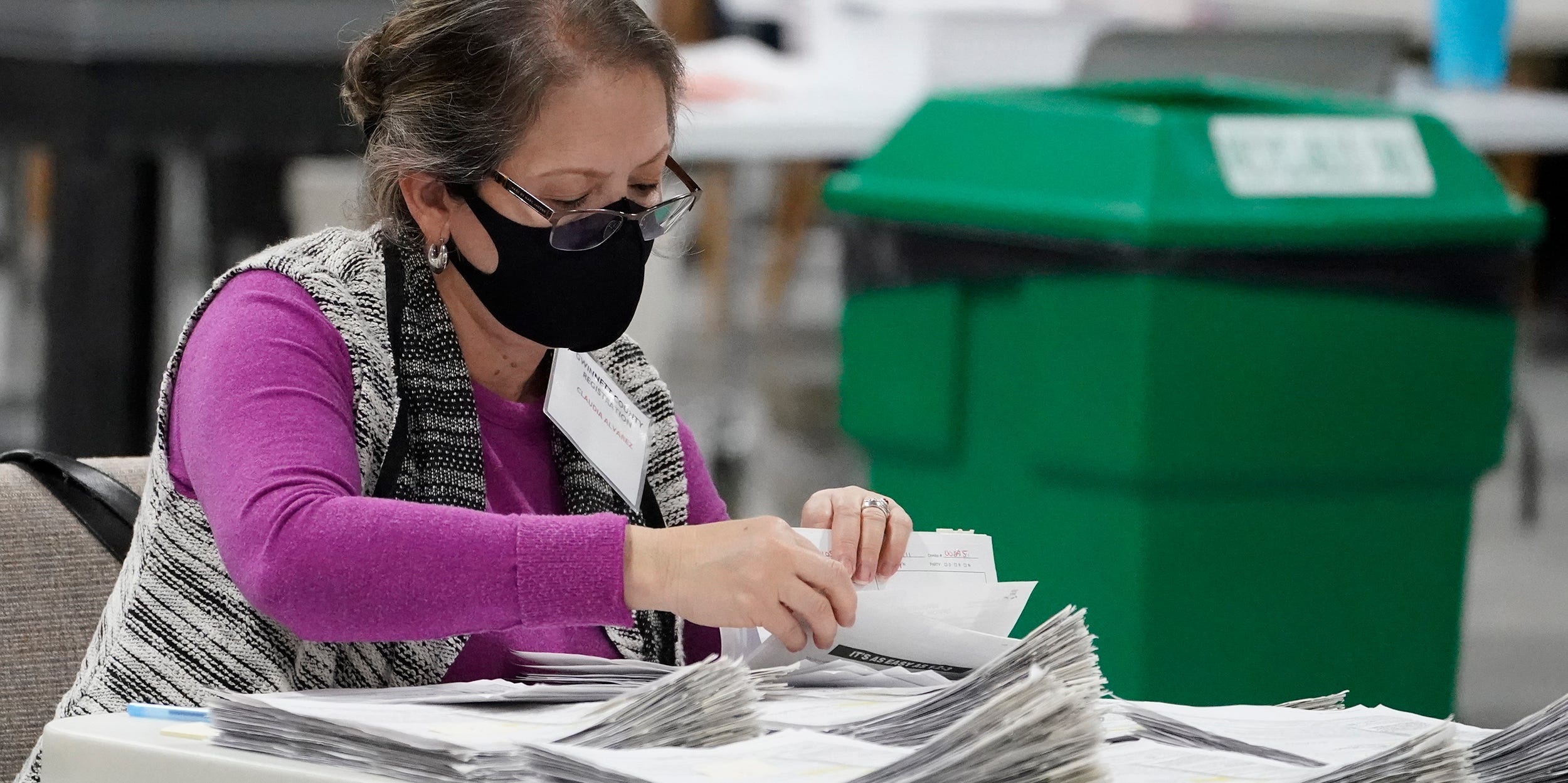 Georgia mail-in ballots election voting