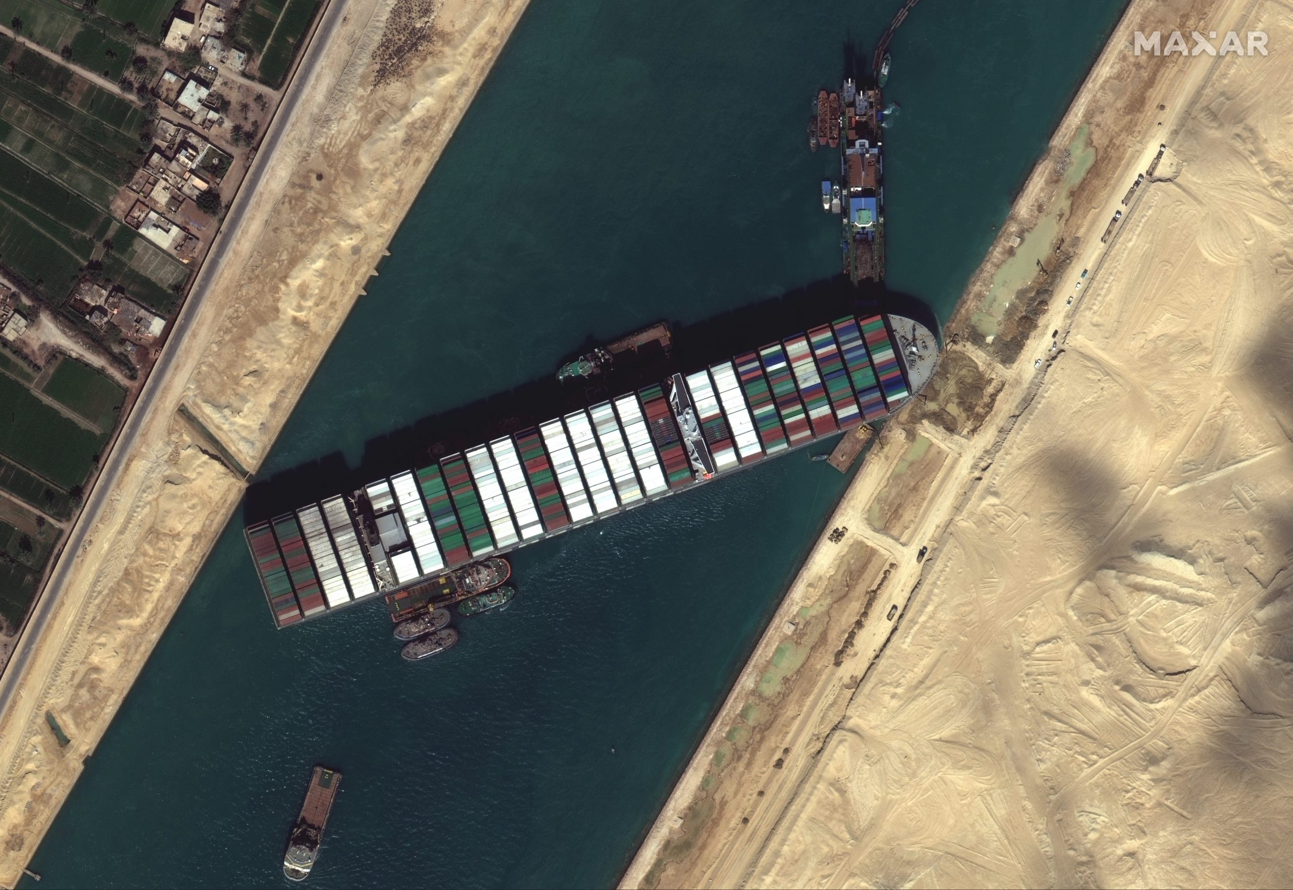 Ever Given, Suez Canal