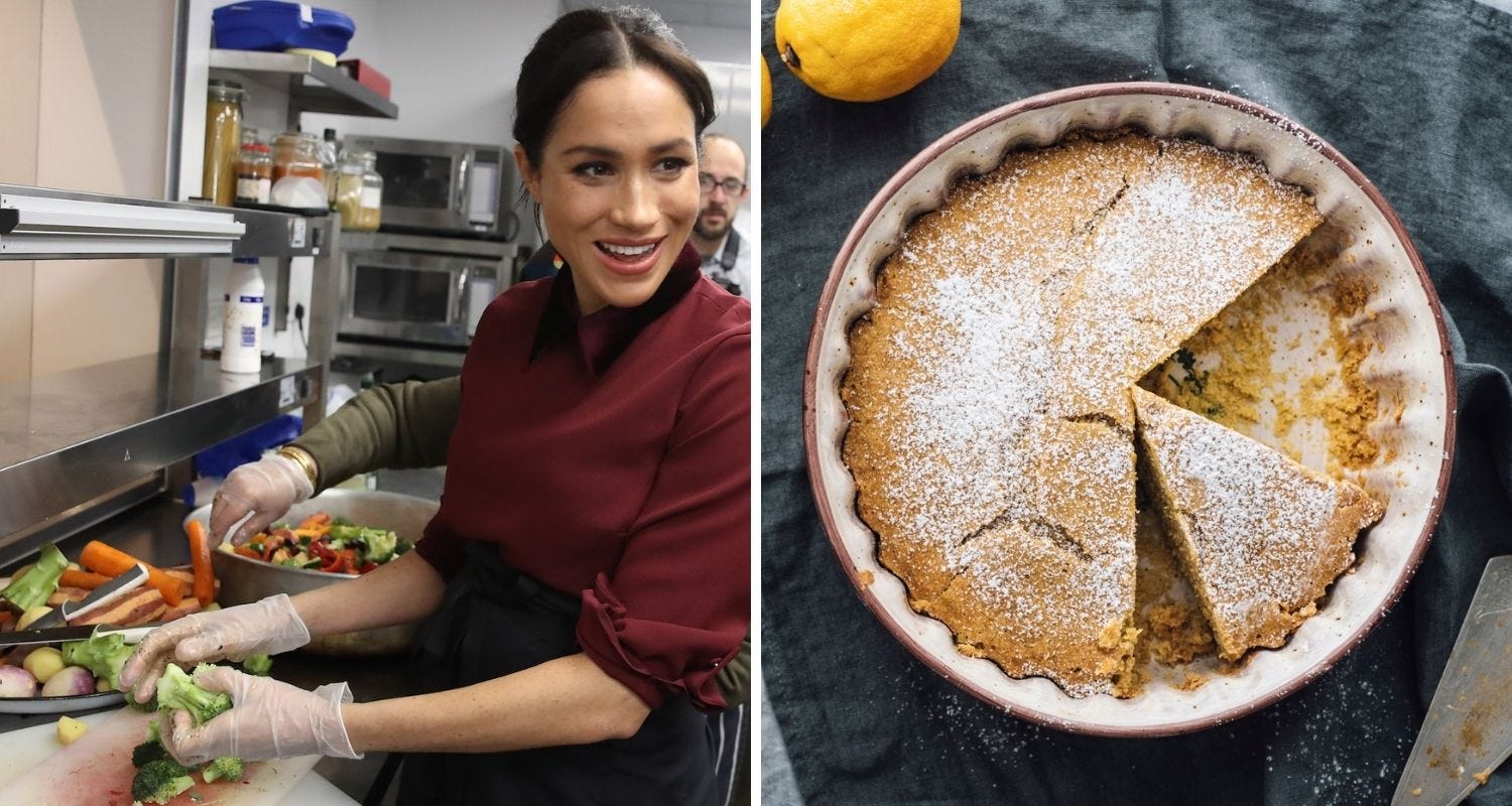 meghan markle baked lemon cake