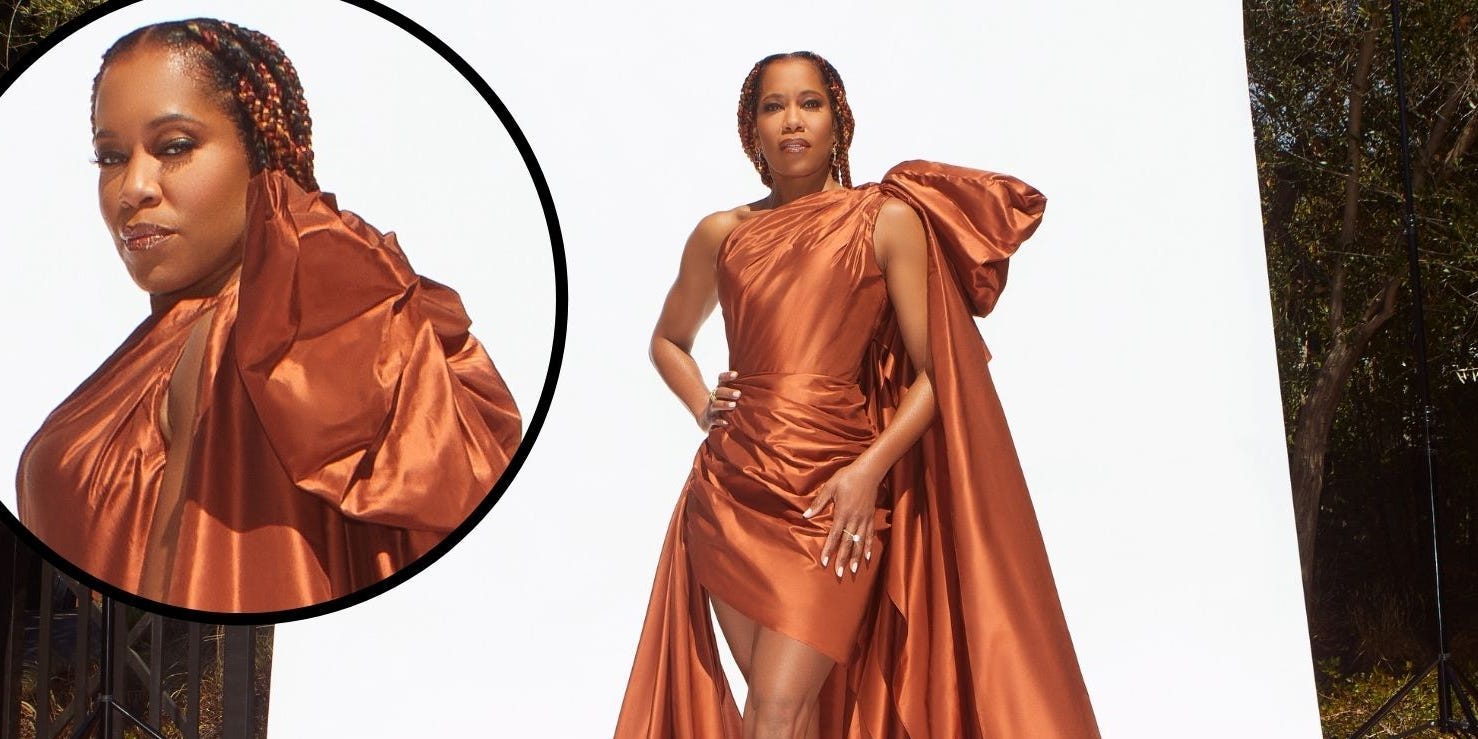 Regina king naacp awards outfit hair