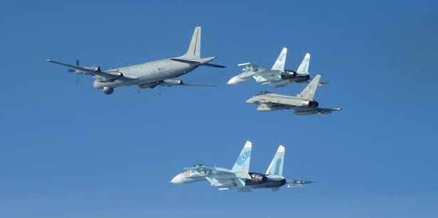 NATO fighter intercepts Russian military aircraft